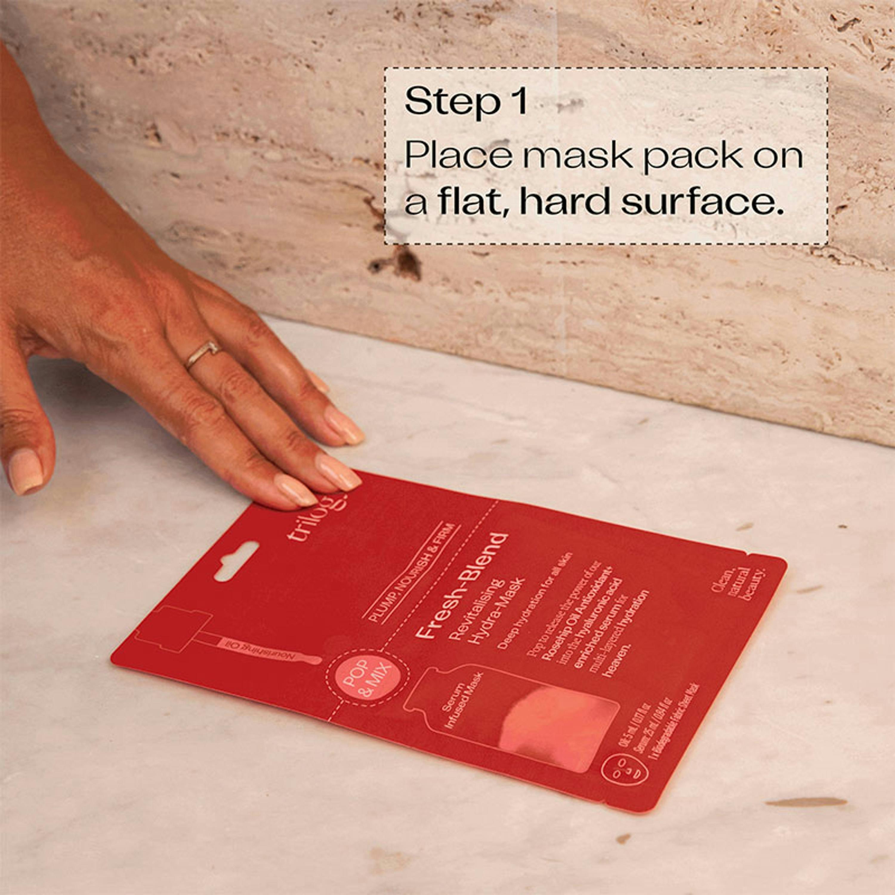 Trilogy Fresh-Blend Revitalising Hydra-Mask 30 ml Single , view 4 of 5