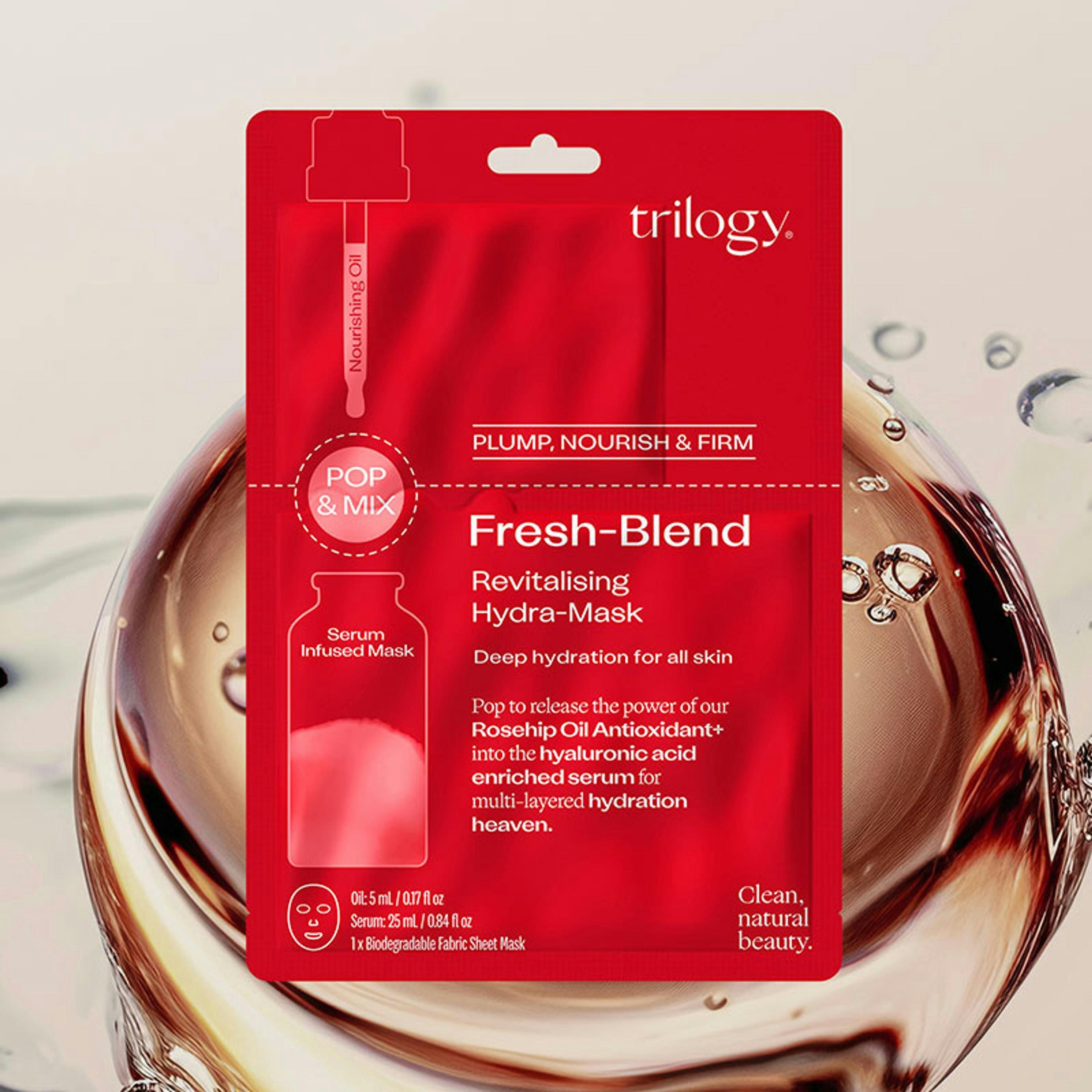 Trilogy Fresh-Blend Revitalising Hydra-Mask 30 ml Single , view 5 of 5