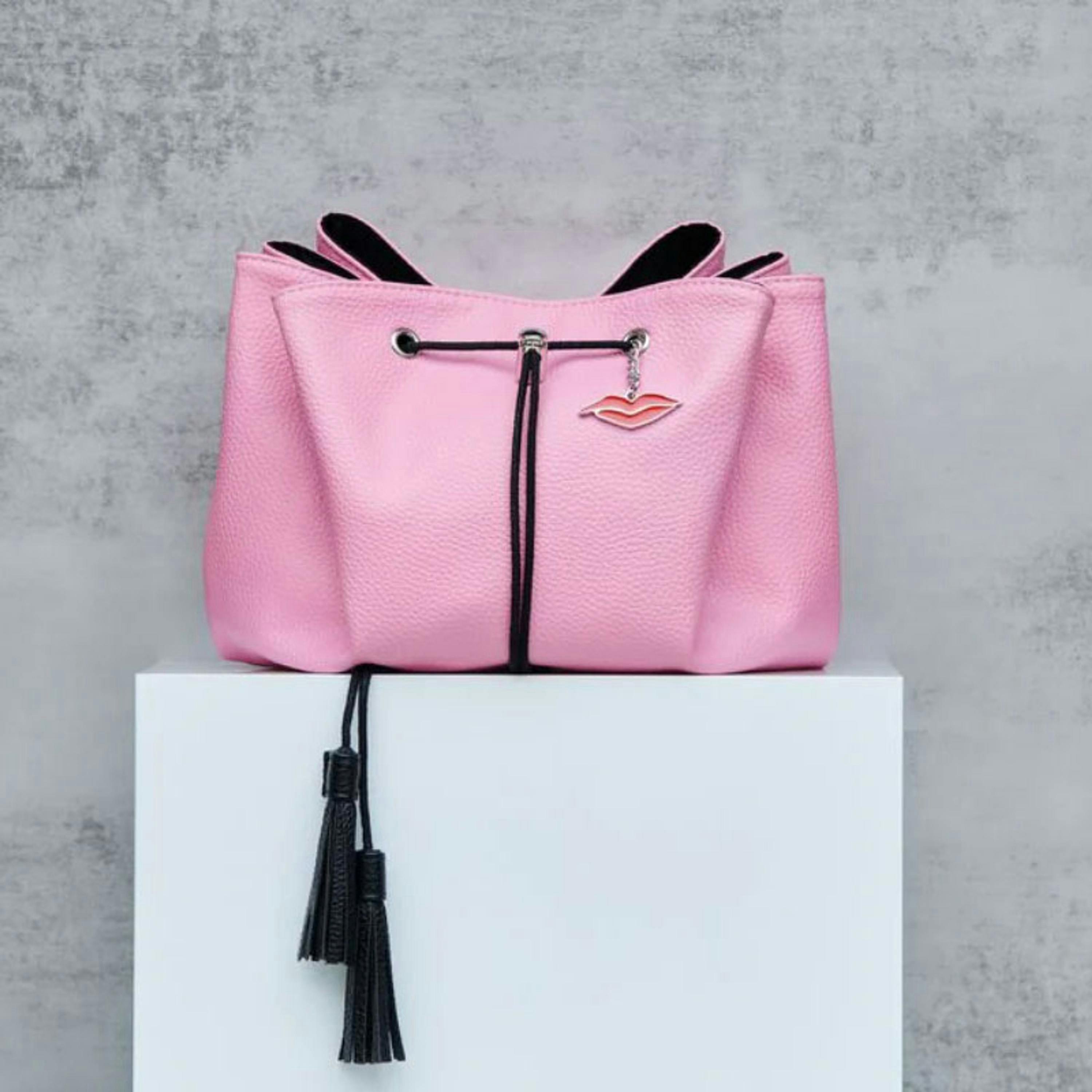 Donna May London Lay Flat Faux Leather Collection Makeup Bag - Peony Pink , view 2 of 4