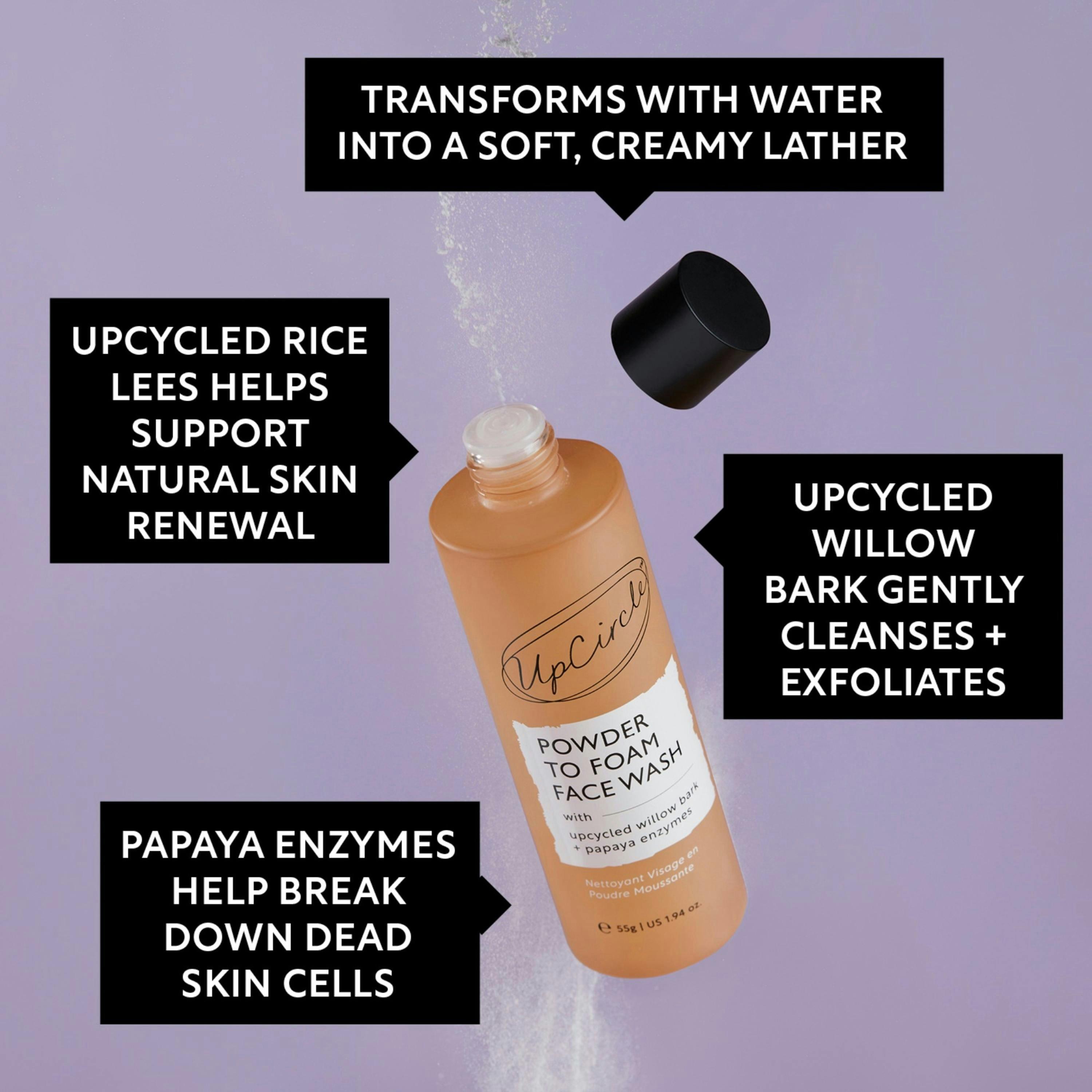 Upcircle Powder To Foam Face Wash 55 g Single , view 5 of 6