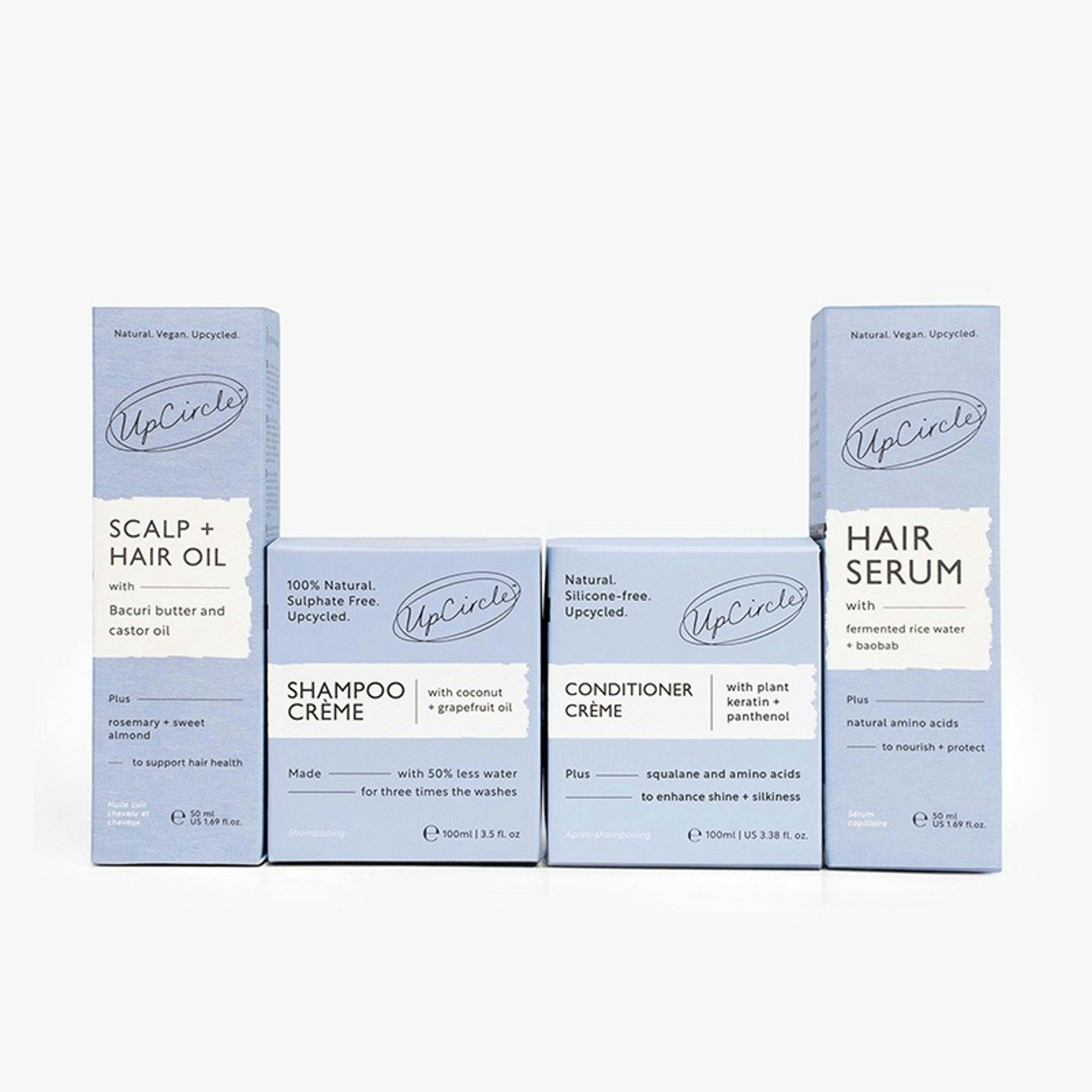 Upcircle The Complete Haircare Bundle 100 ml Pack (x4) , view 2 of 6