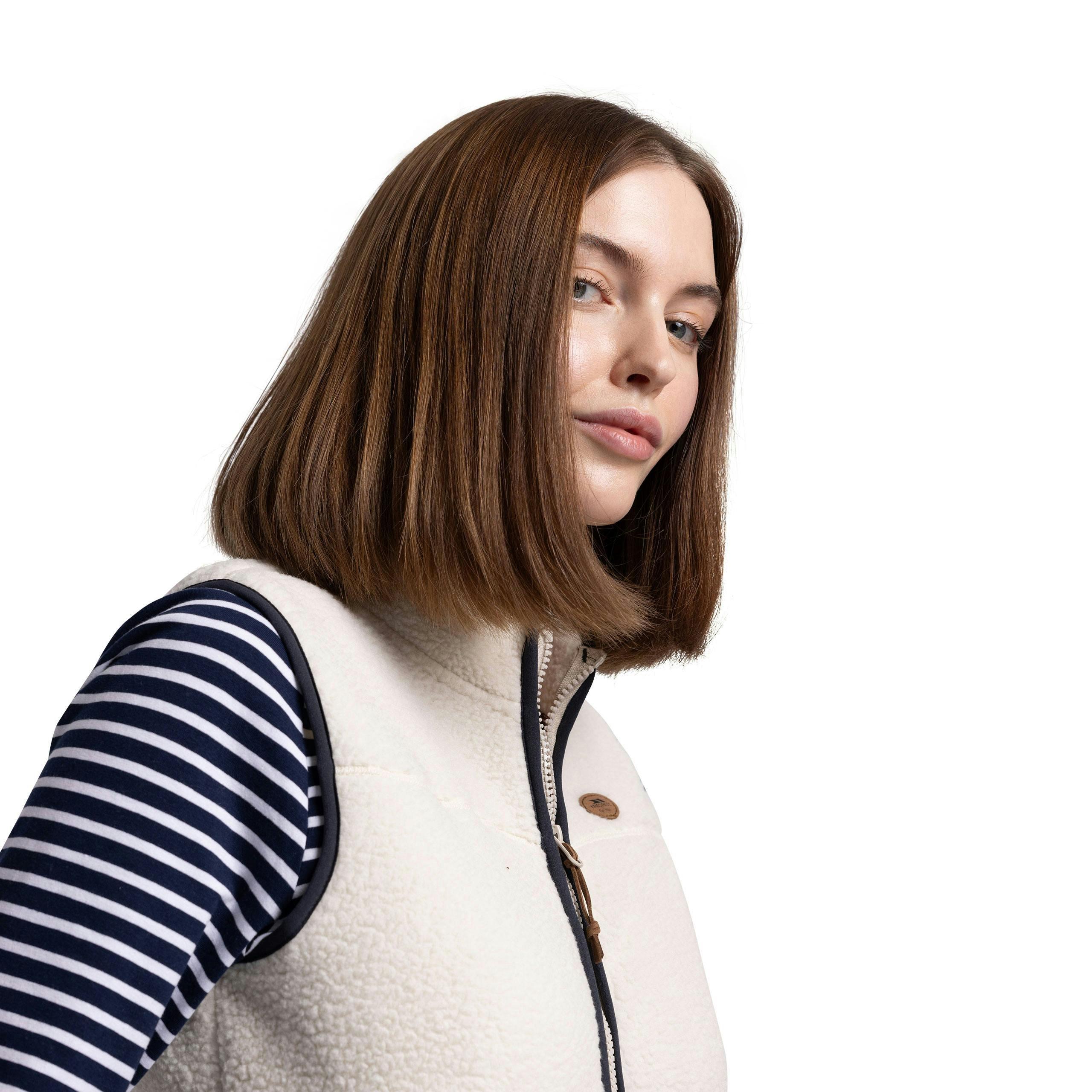 Women s Fleece Gilet  Notion In Ghost , view 6 of 6