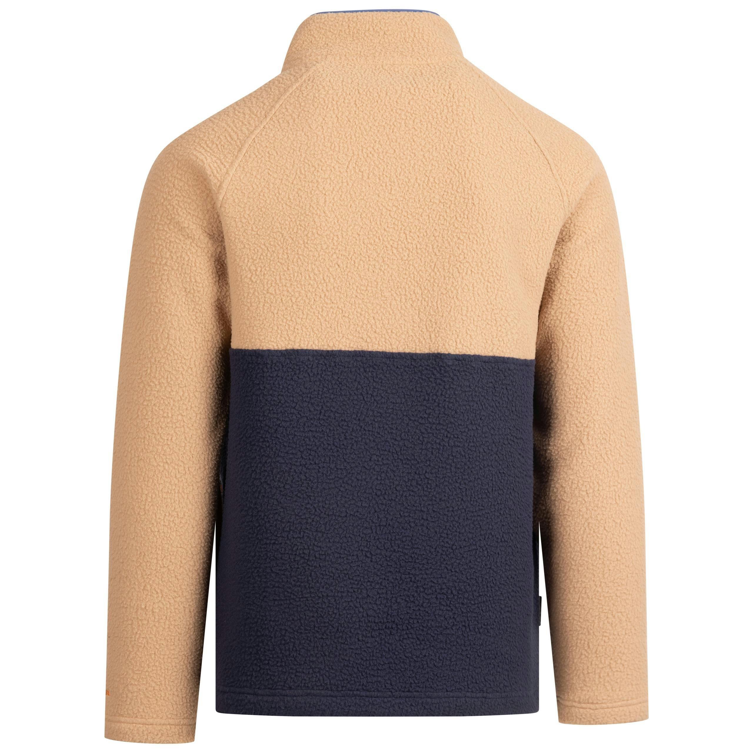Mens Half Zip Fleece North in Beige , view 2 of 6
