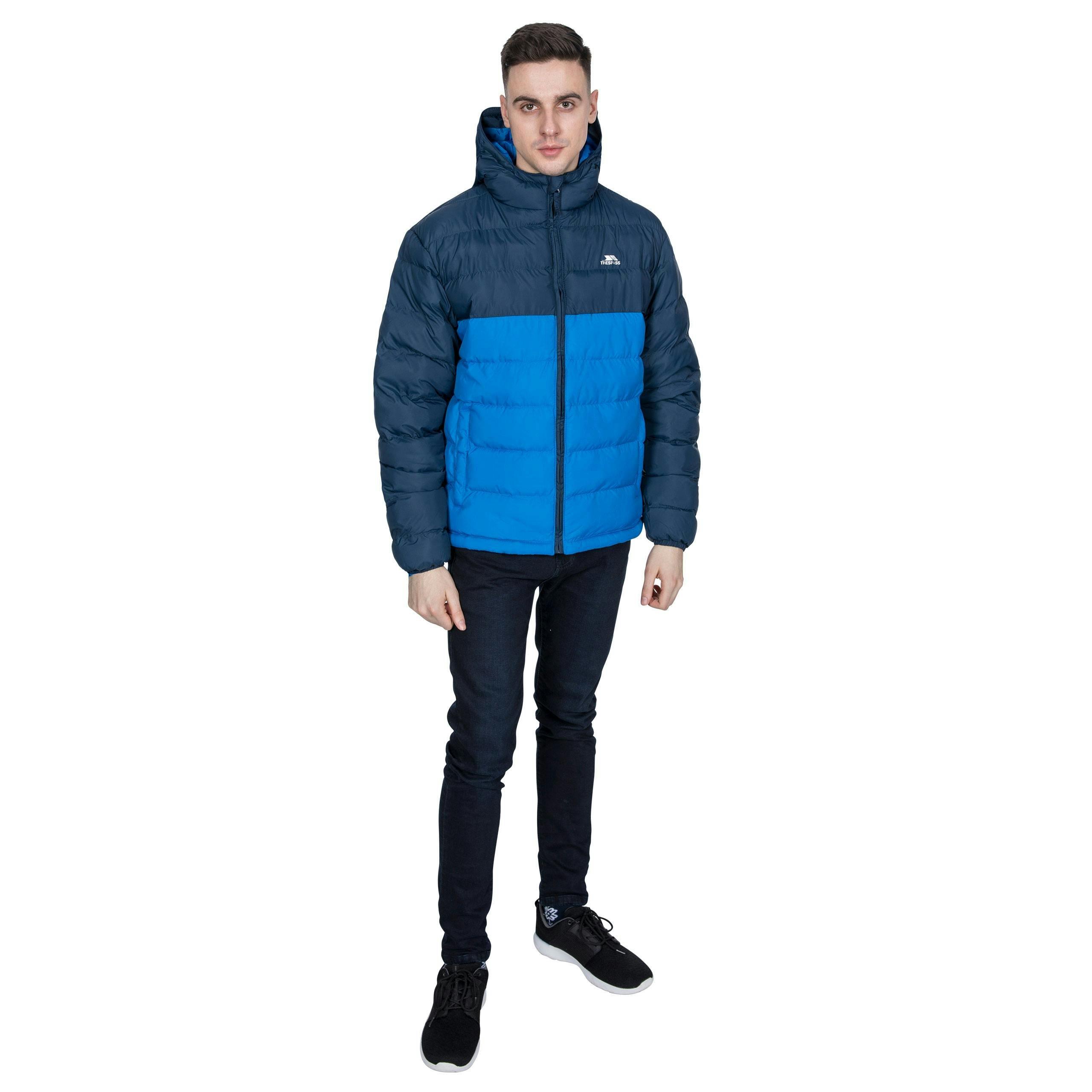 Trespass Mens Padded Water Resistant Jacket in Navy Oskar , view 5 of 6
