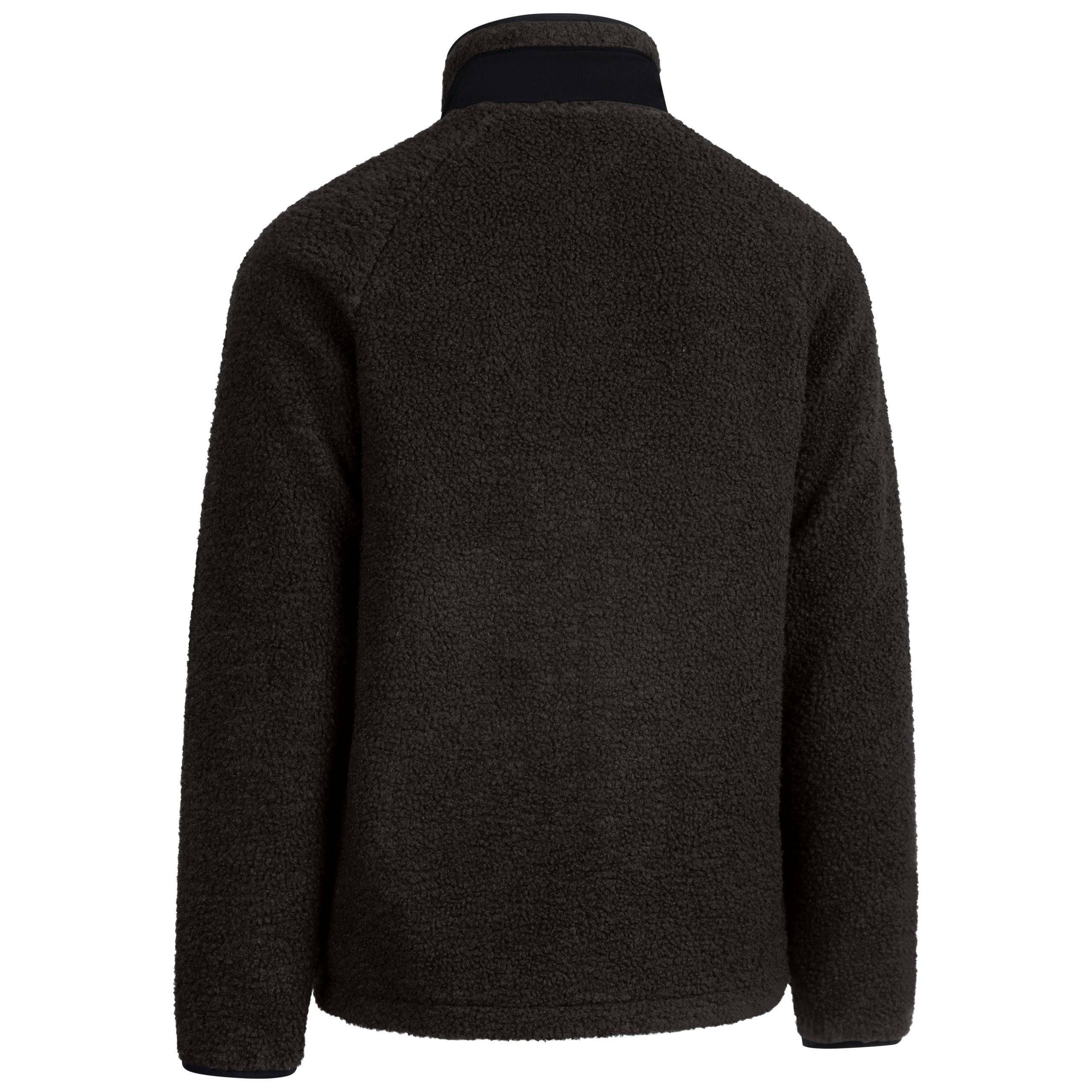 Mens Fleece Jacket Brookes in Charcoal , view 2 of 6