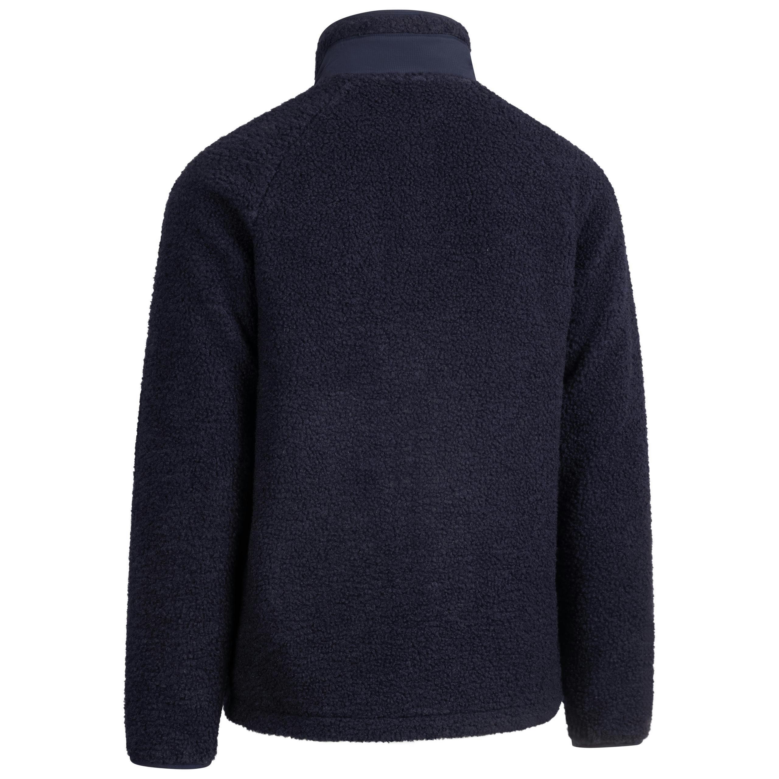 Mens Fleece Jacket Brookes in Navy , view 2 of 6