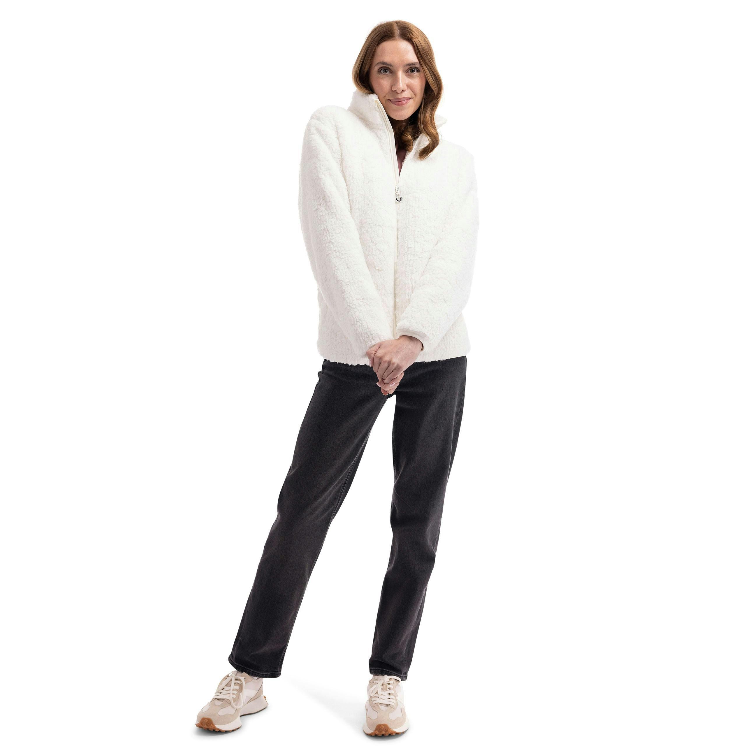 Womens Sherpa Fleece Feathery in Ghost , view 3 of 6