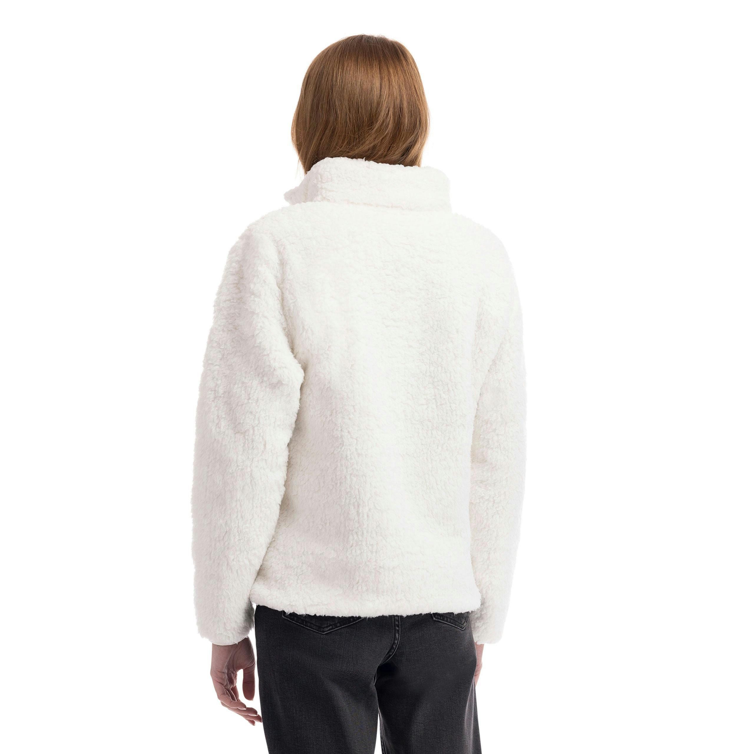 Womens Sherpa Fleece Feathery in Ghost , view 4 of 6