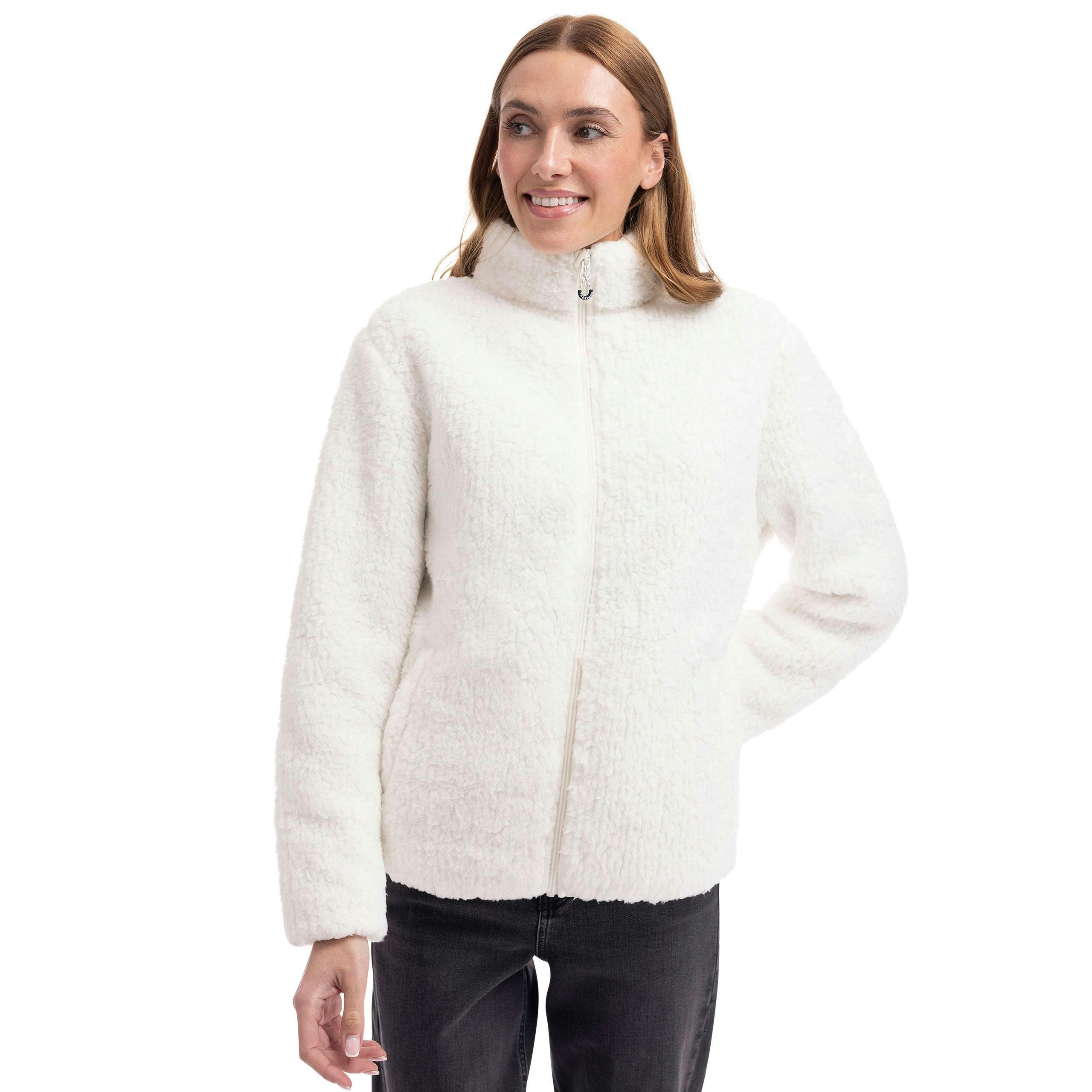 Womens Sherpa Fleece Feathery in Ghost , view 5 of 6