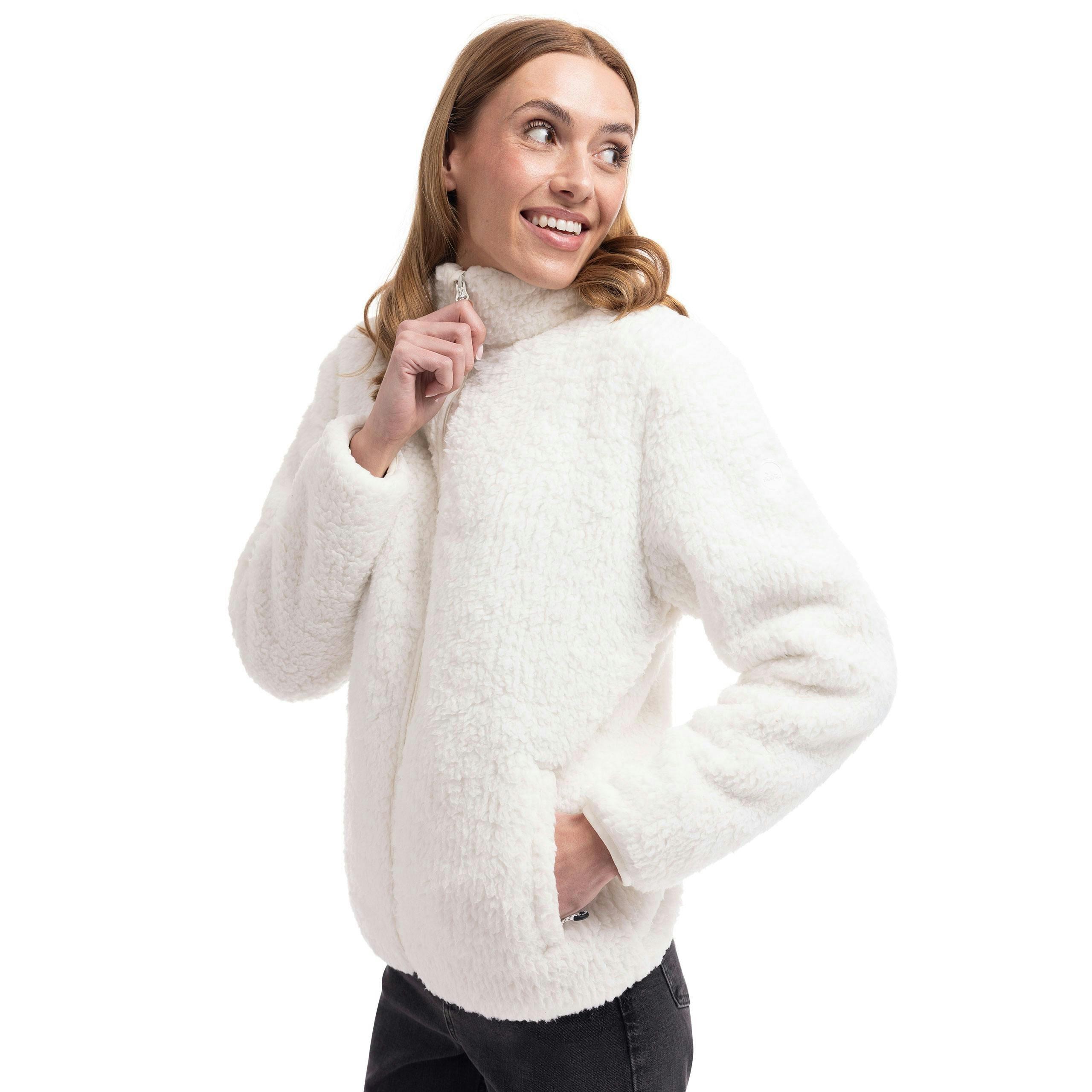 Womens Sherpa Fleece Feathery in Ghost , view 6 of 6