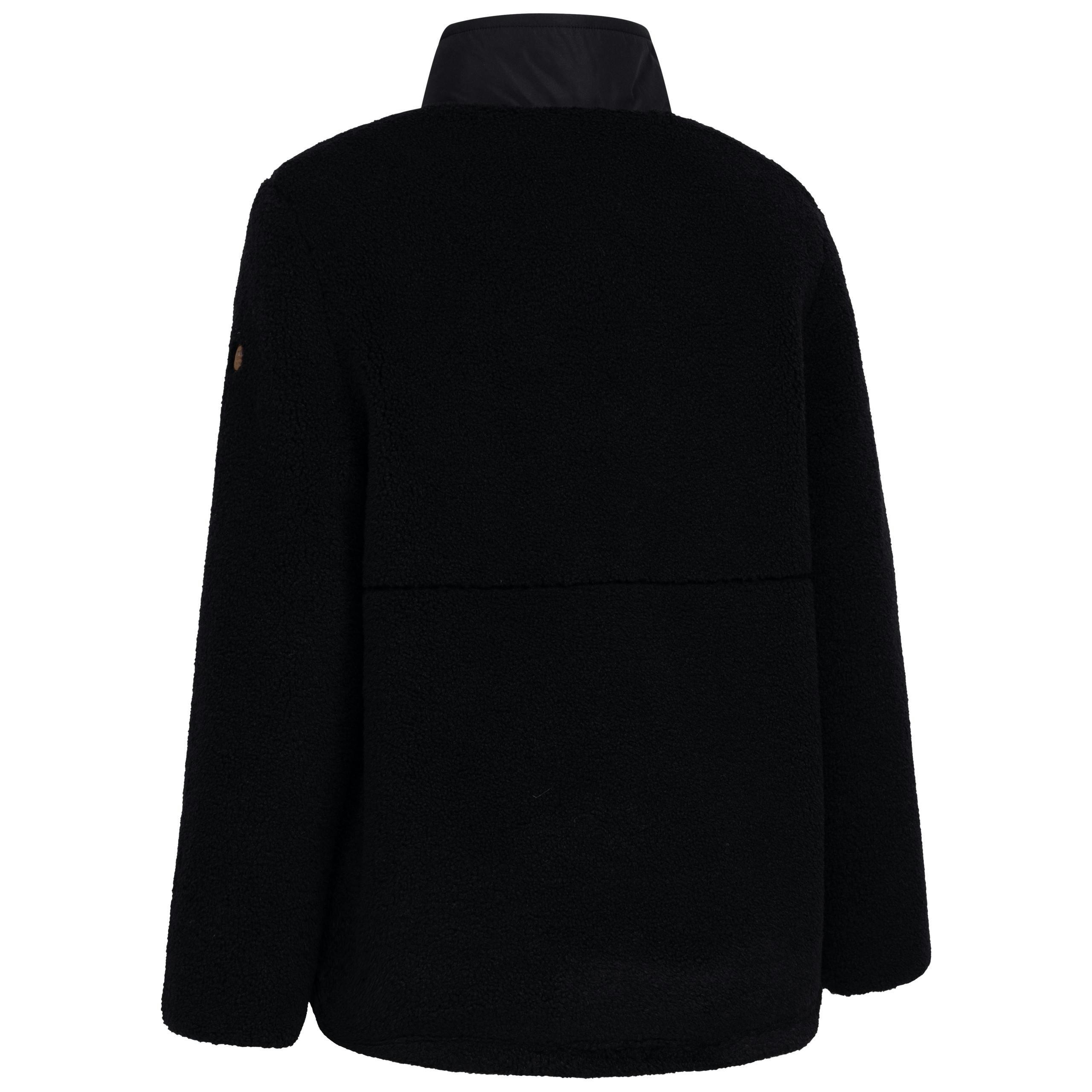 Womens Fleece Jacket Yuill in Black , view 2 of 6