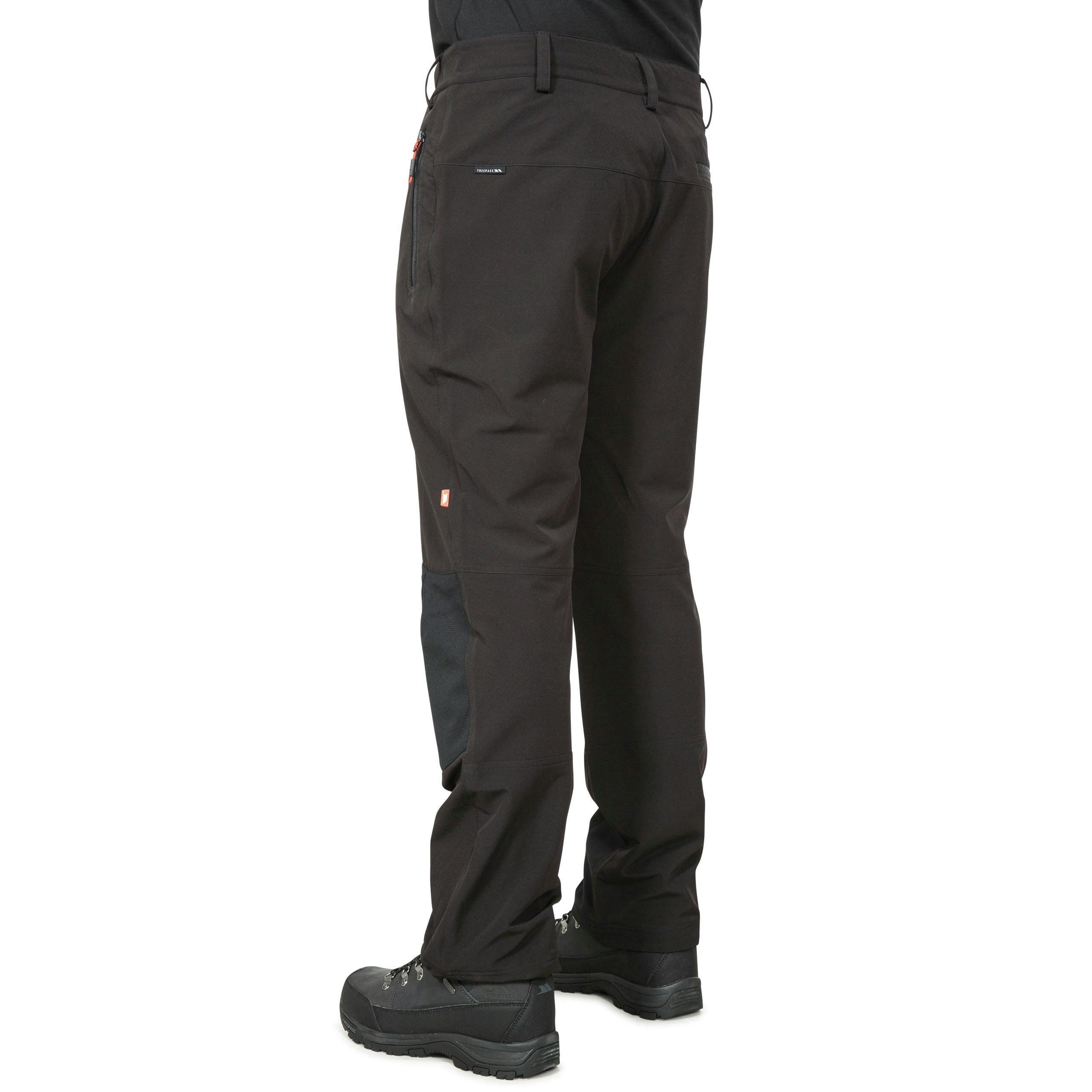 Trespass Mens Mosquito Repellent Cargo Trousers in Black Passcode , view 5 of 5