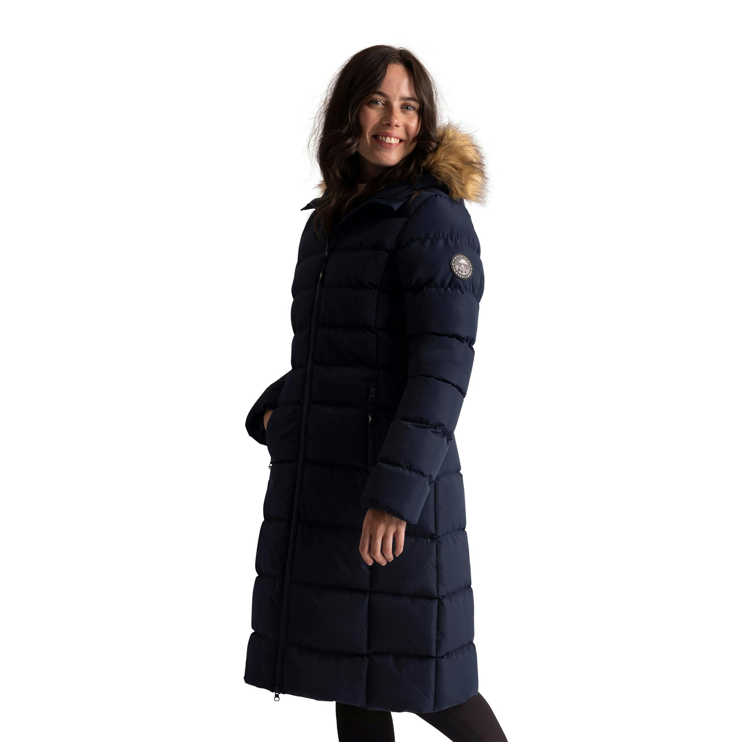 Womens Padded Jacket Audible in Navy , view 3 of 6