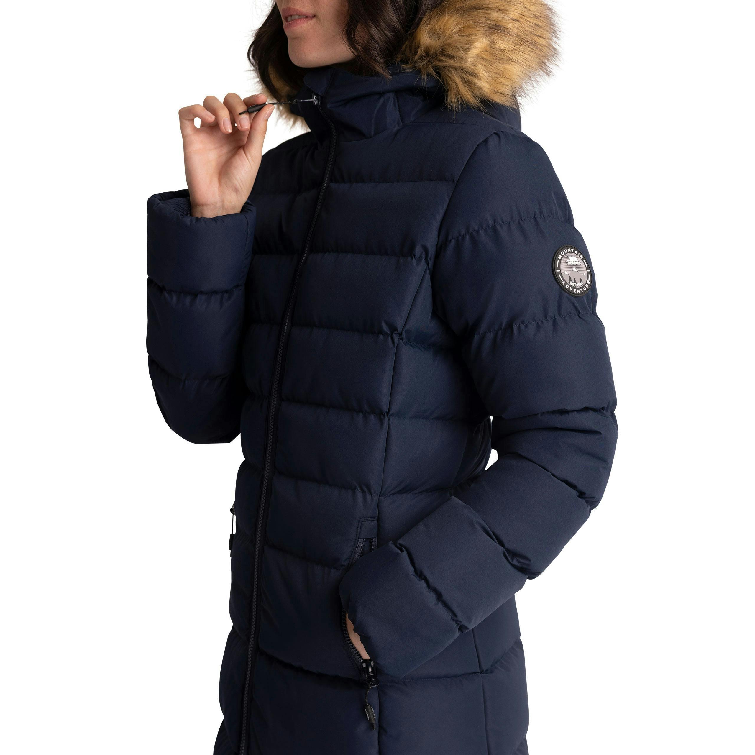 Womens Padded Jacket Audible in Navy , view 5 of 6