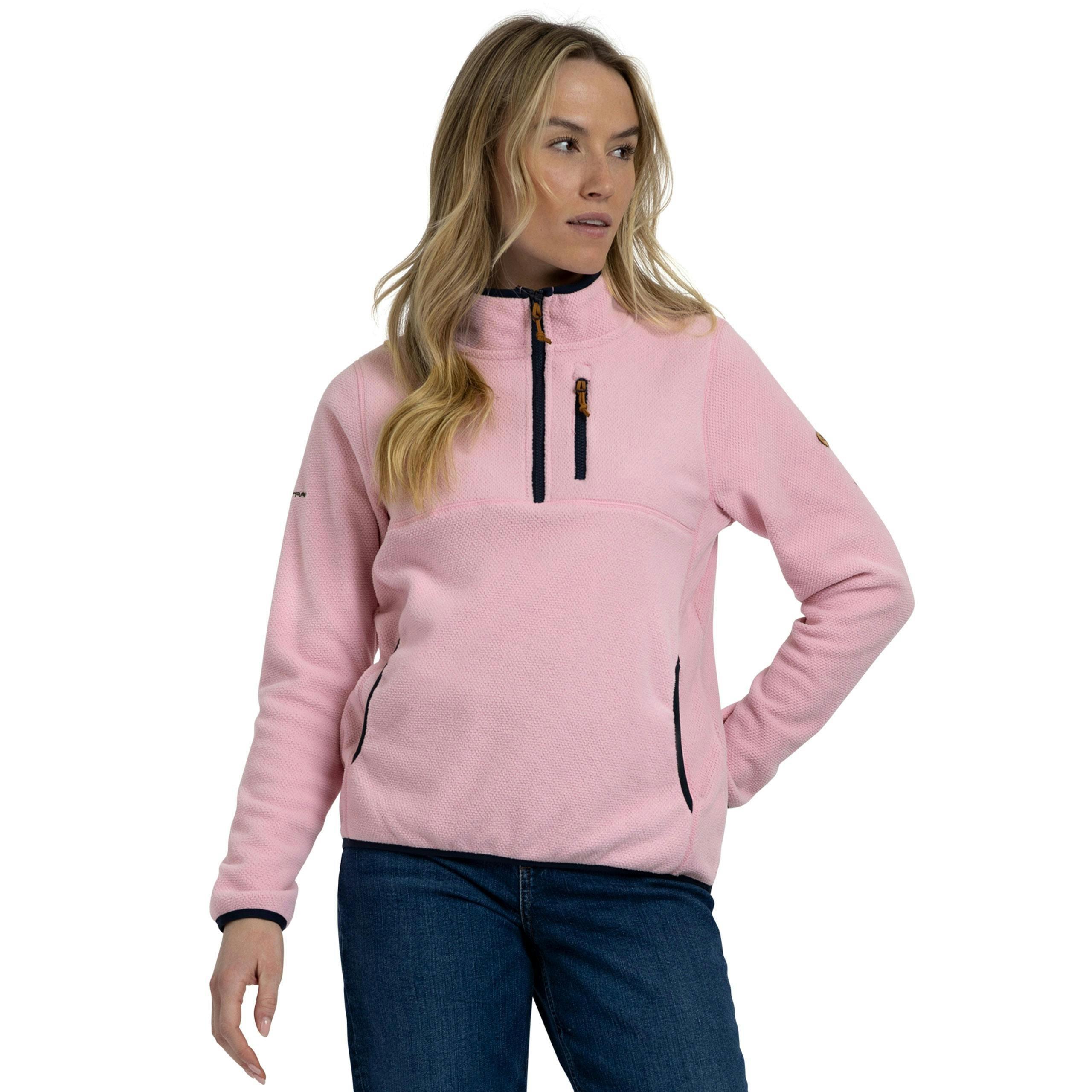 Womens Fleece Tister in Pink Peony , view 3 of 6