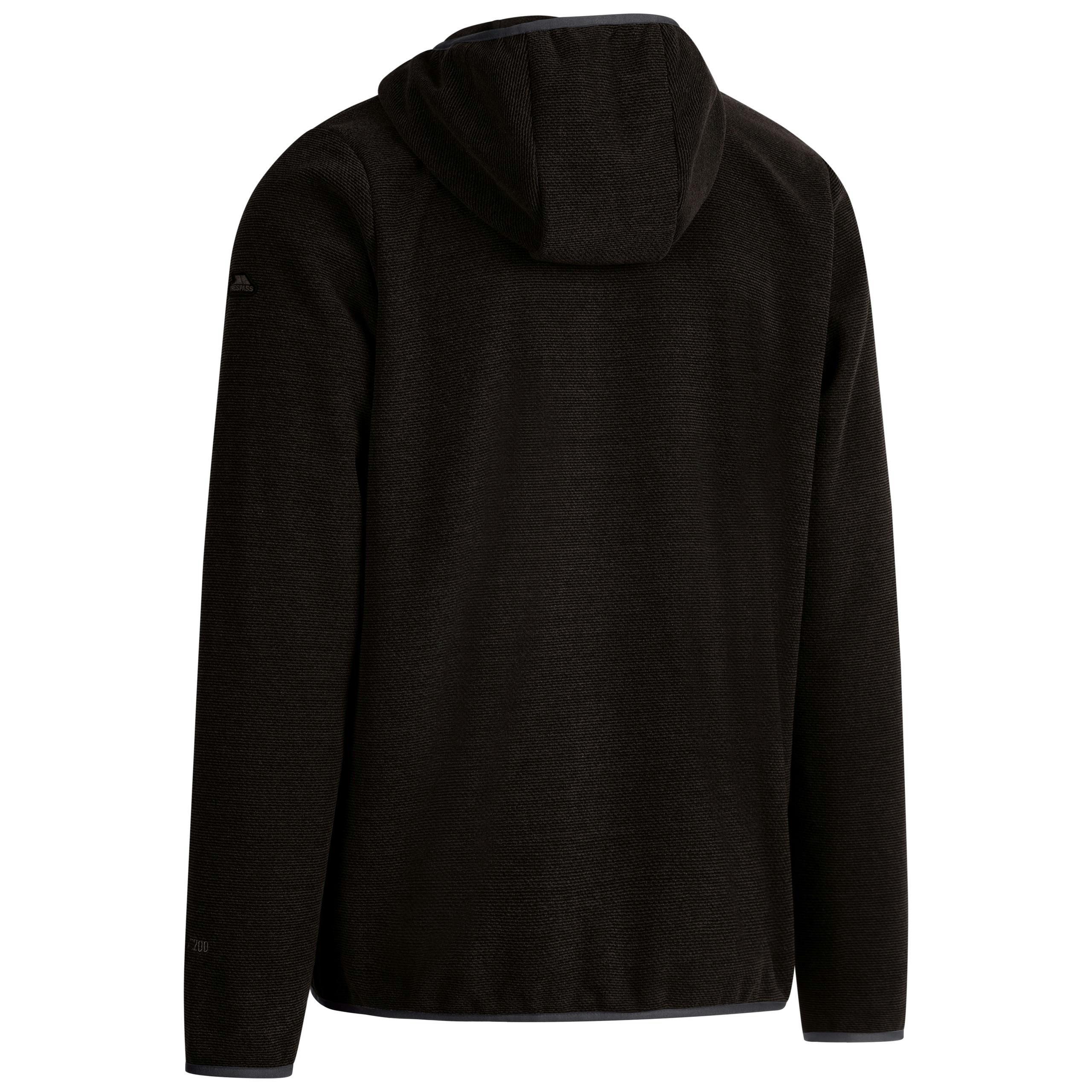 Mens Full Zip Fleece Brian in Charcoal , view 2 of 6