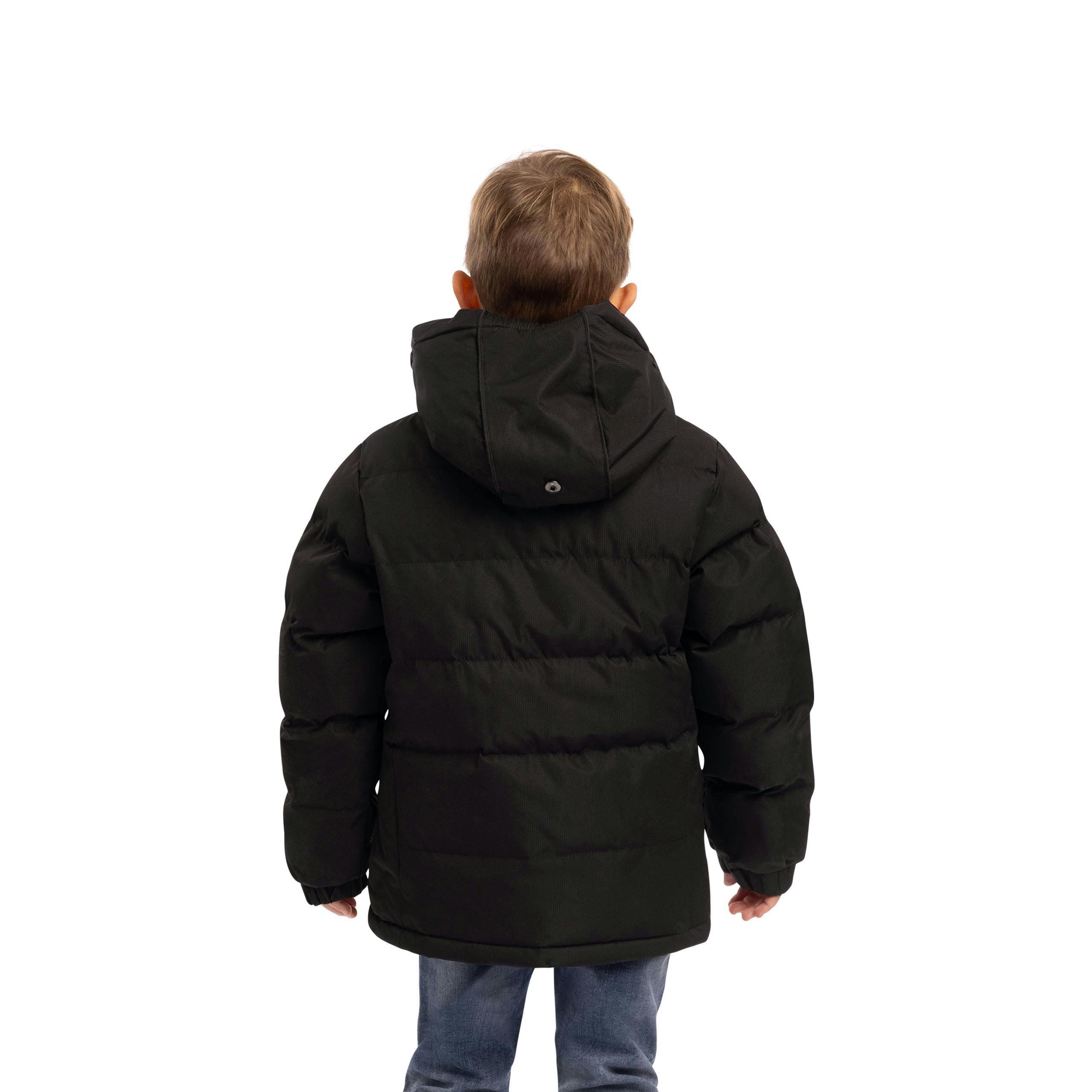 Trespass Boys Padded Casual Jacket in Black Tuff , view 4 of 6