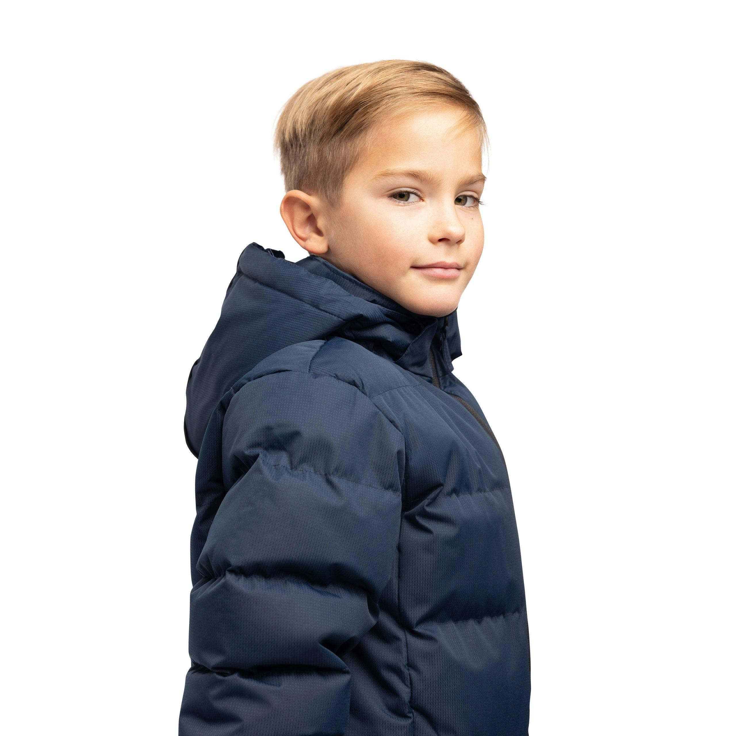 Trespass Boys Padded Casual Jacket in Navy Tuff , view 4 of 6