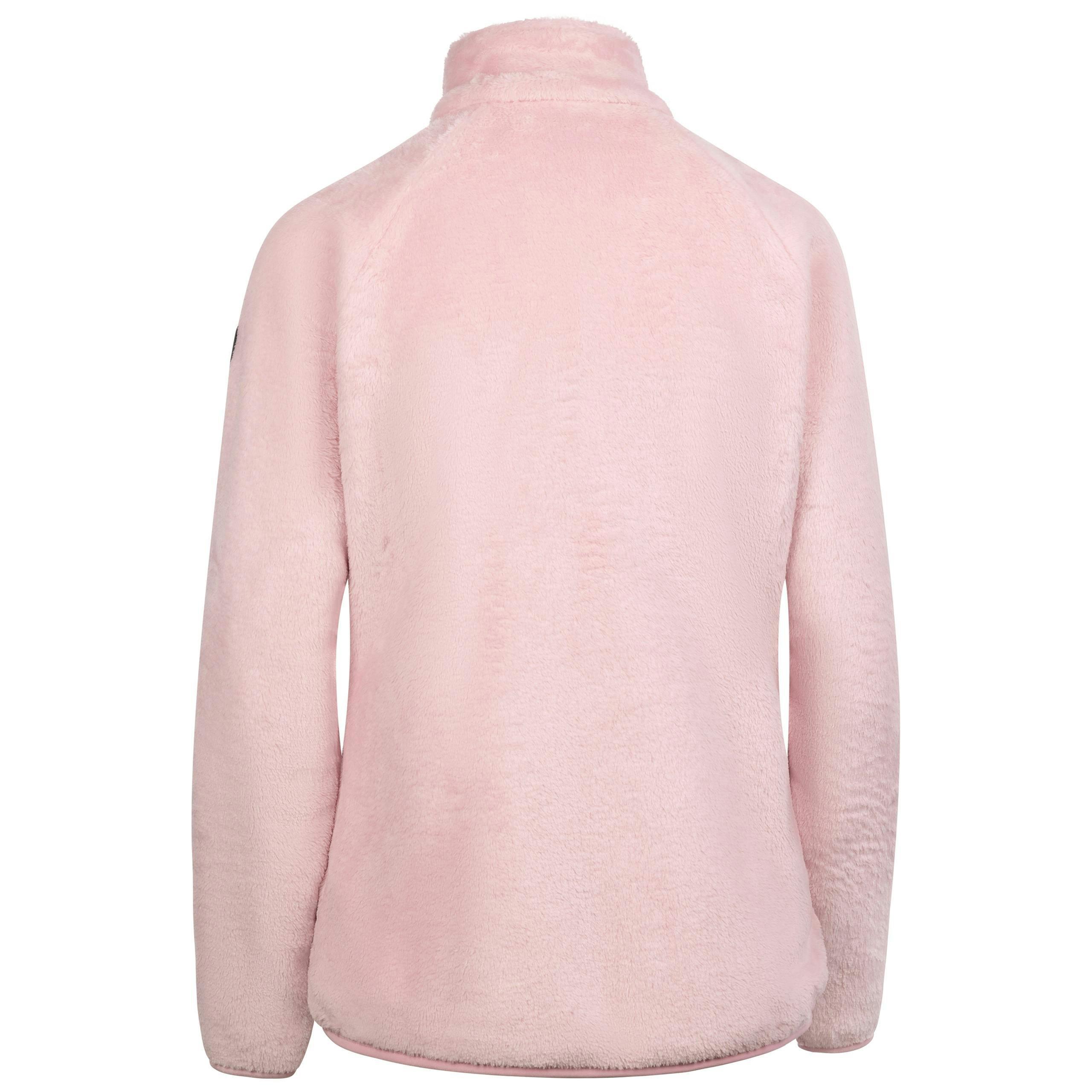 Womens Soft Furry Fleece Jacket Telltale in Carnation , view 2 of 6