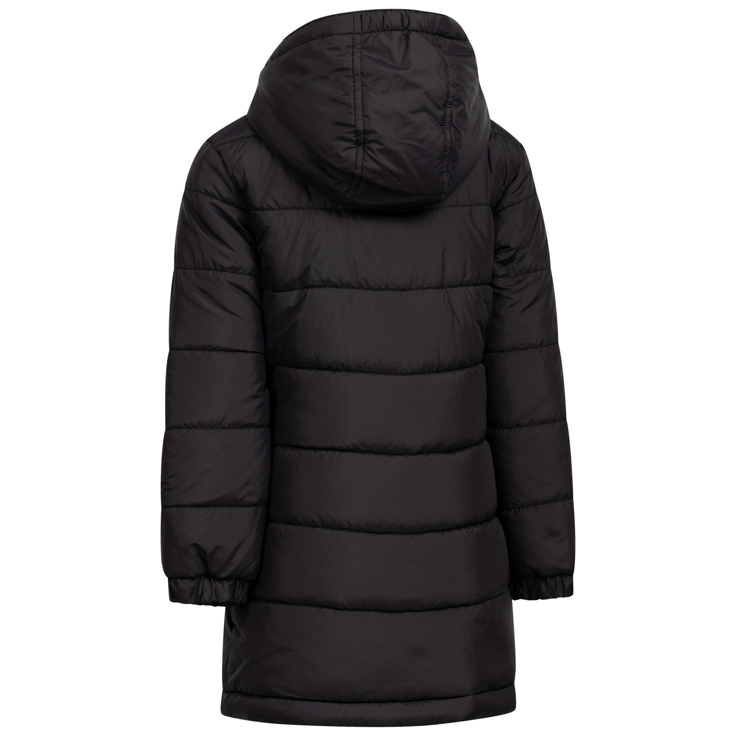 Girls Quilted Jacket Sellster in Black , view 2 of 6