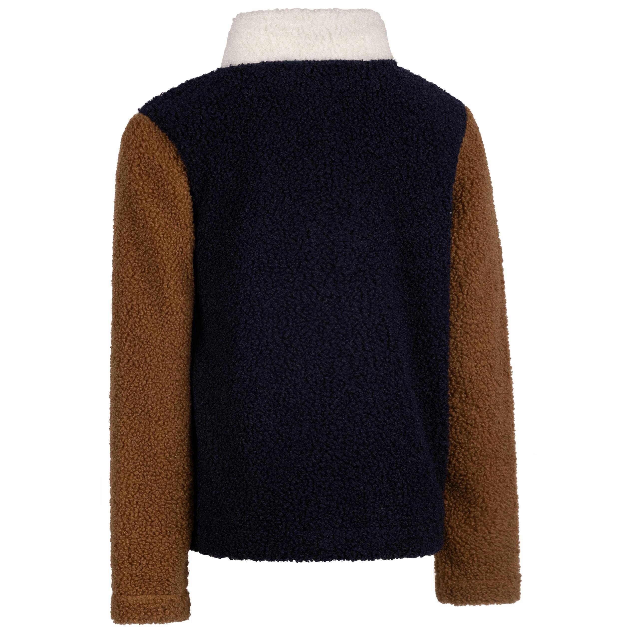 Kids Half Zip Fleece Mitta in Navy , view 2 of 6