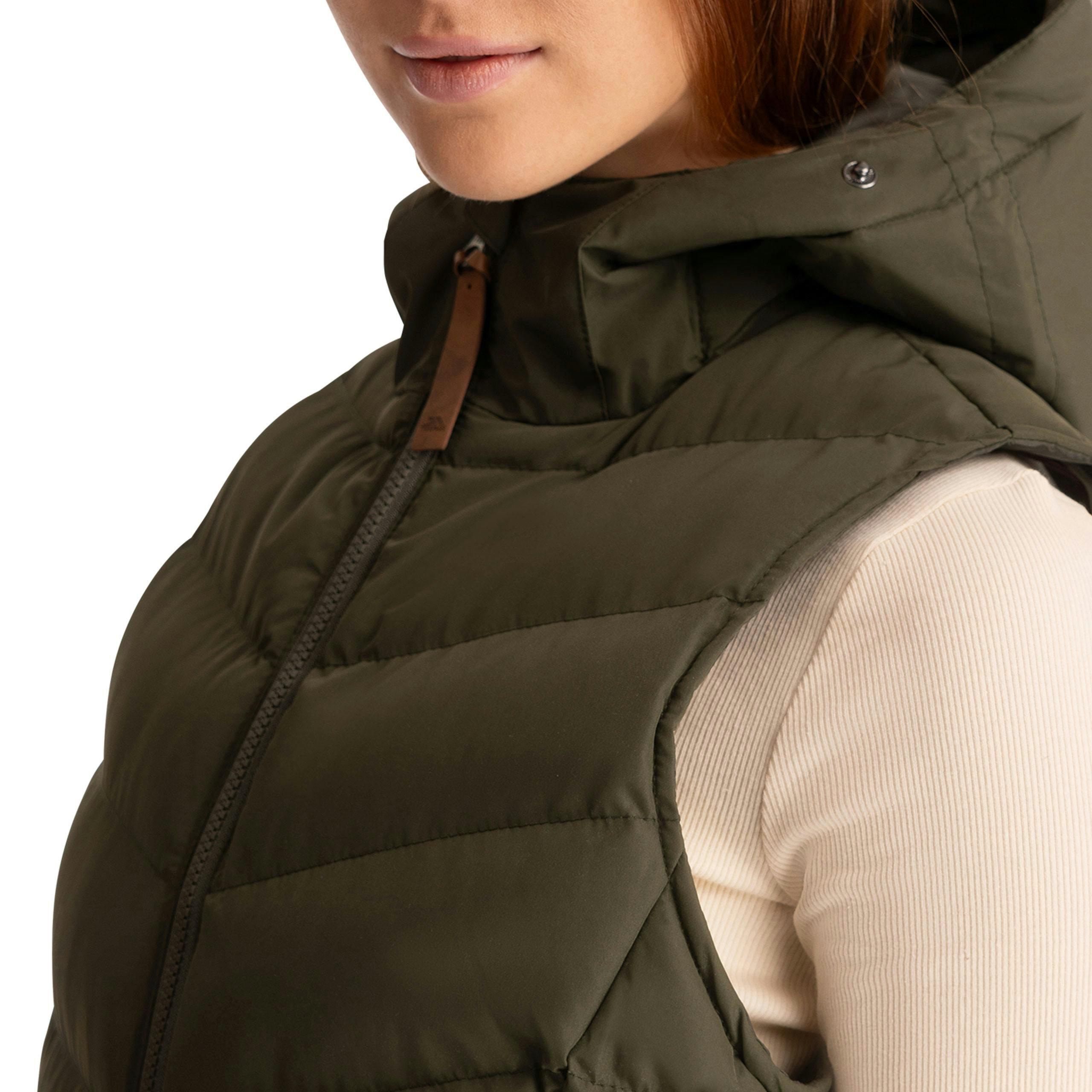 Trespass Womens Audrey Gilet In Dark Vine , view 4 of 6