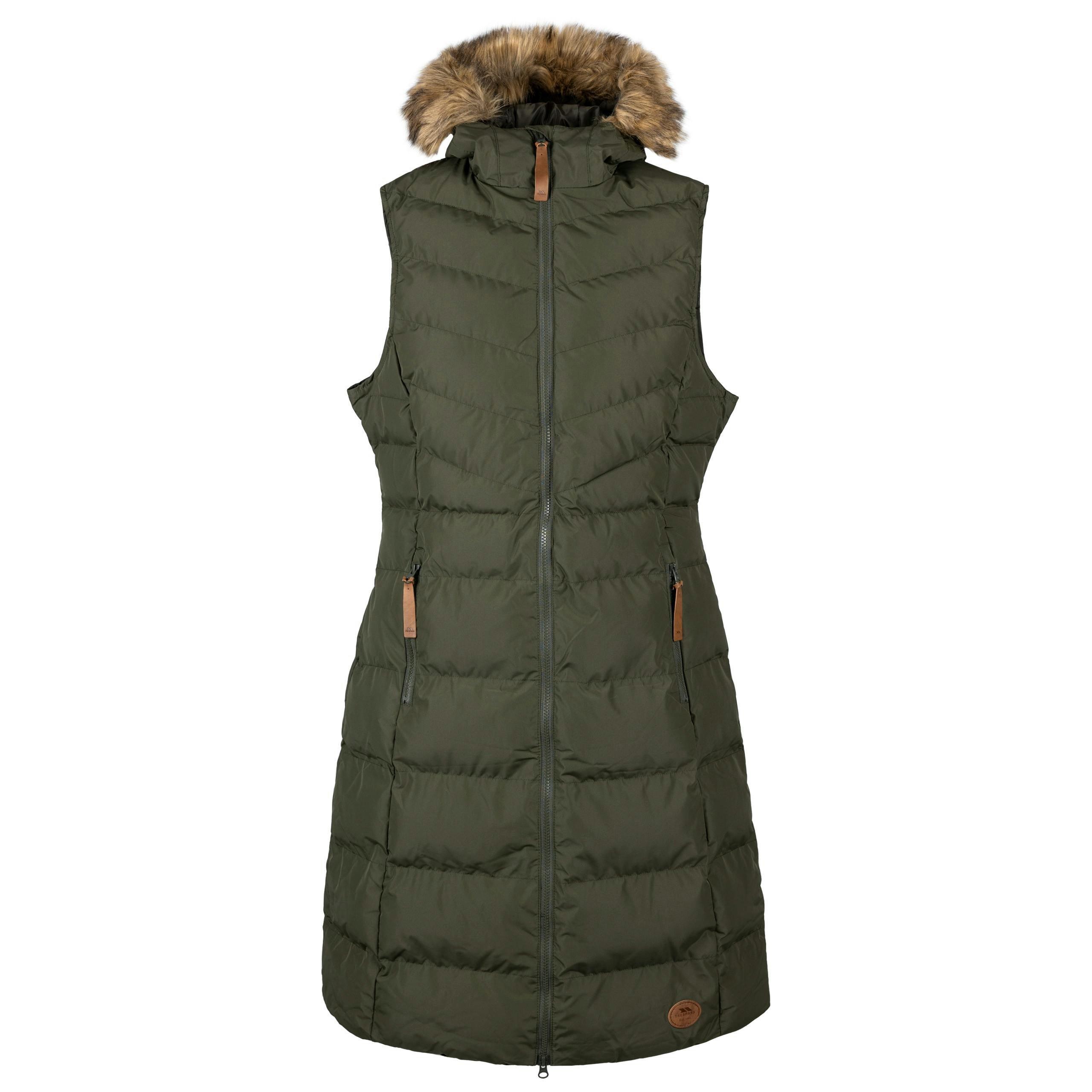 Trespass Womens Audrey Gilet In Dark Vine , view 5 of 6