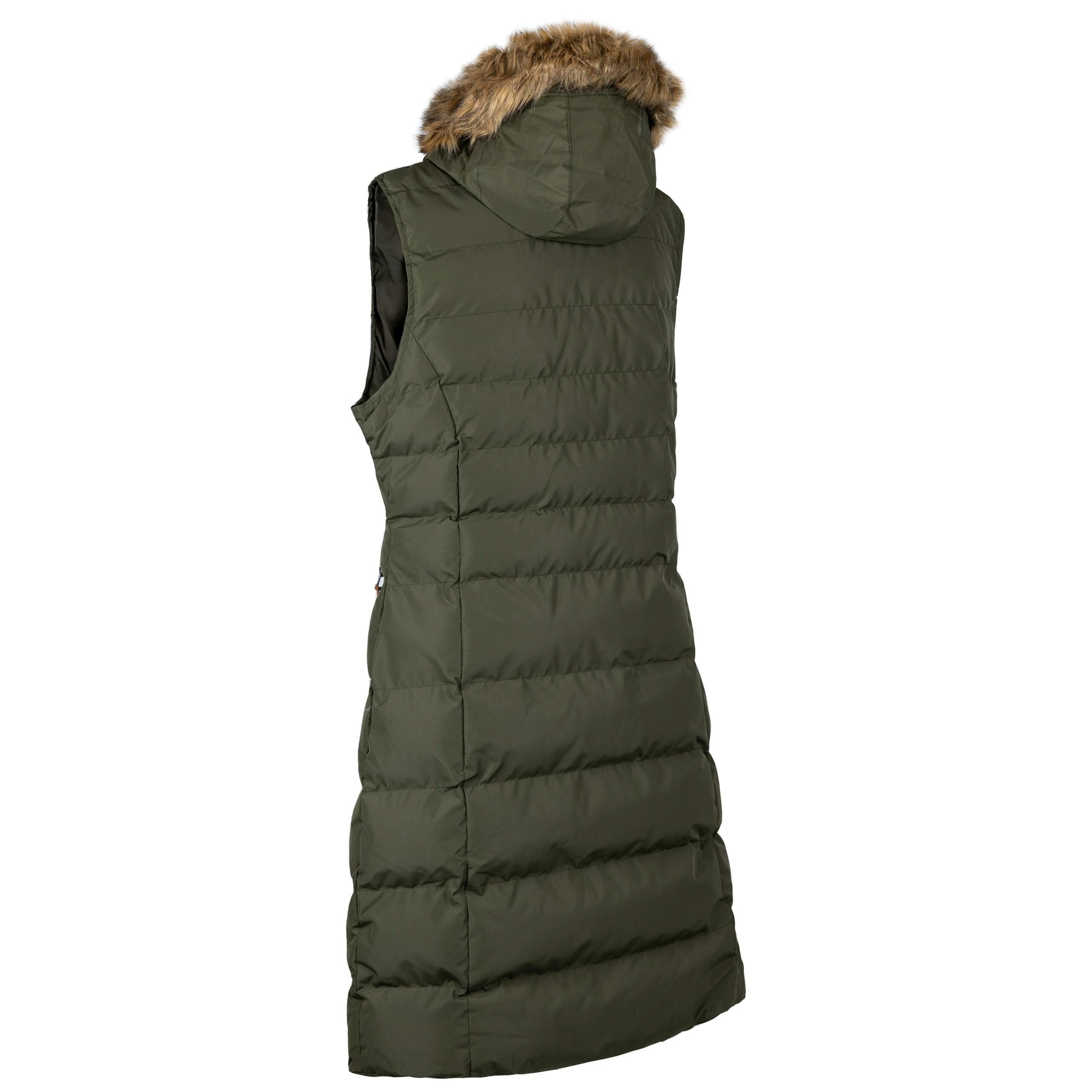 Trespass Womens Audrey Gilet In Dark Vine , view 6 of 6