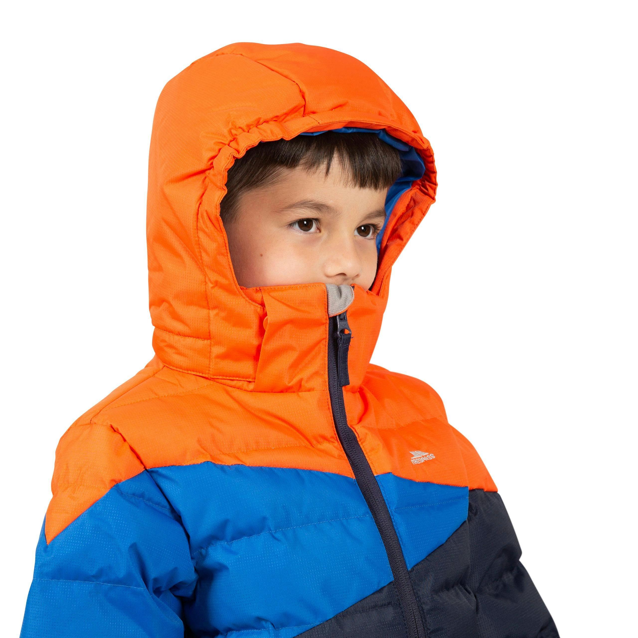 Trespass Kids Padded Jacket in Navy Layout , view 5 of 6