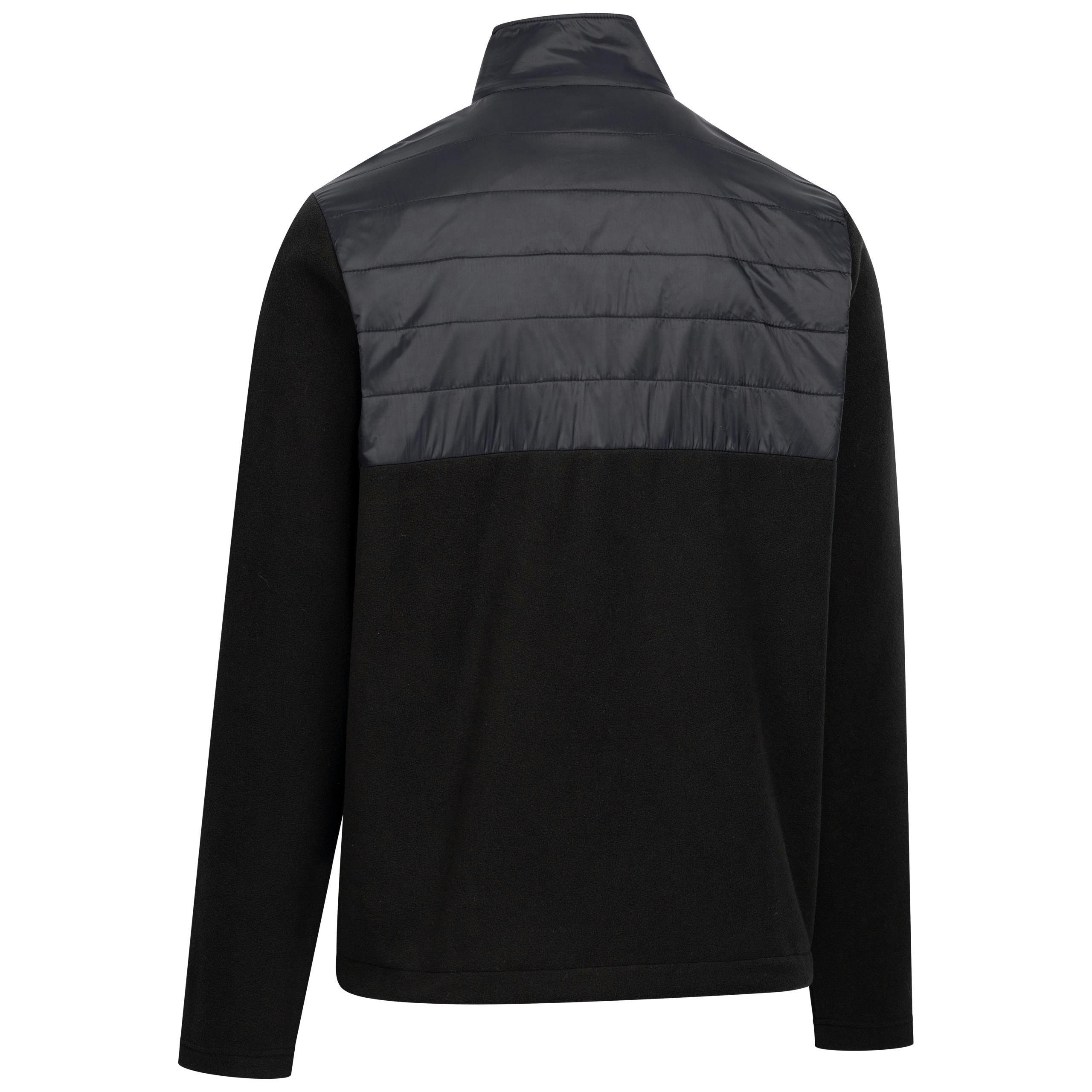 Mens Hybrid Fleece Jacket Bob in Black , view 2 of 6