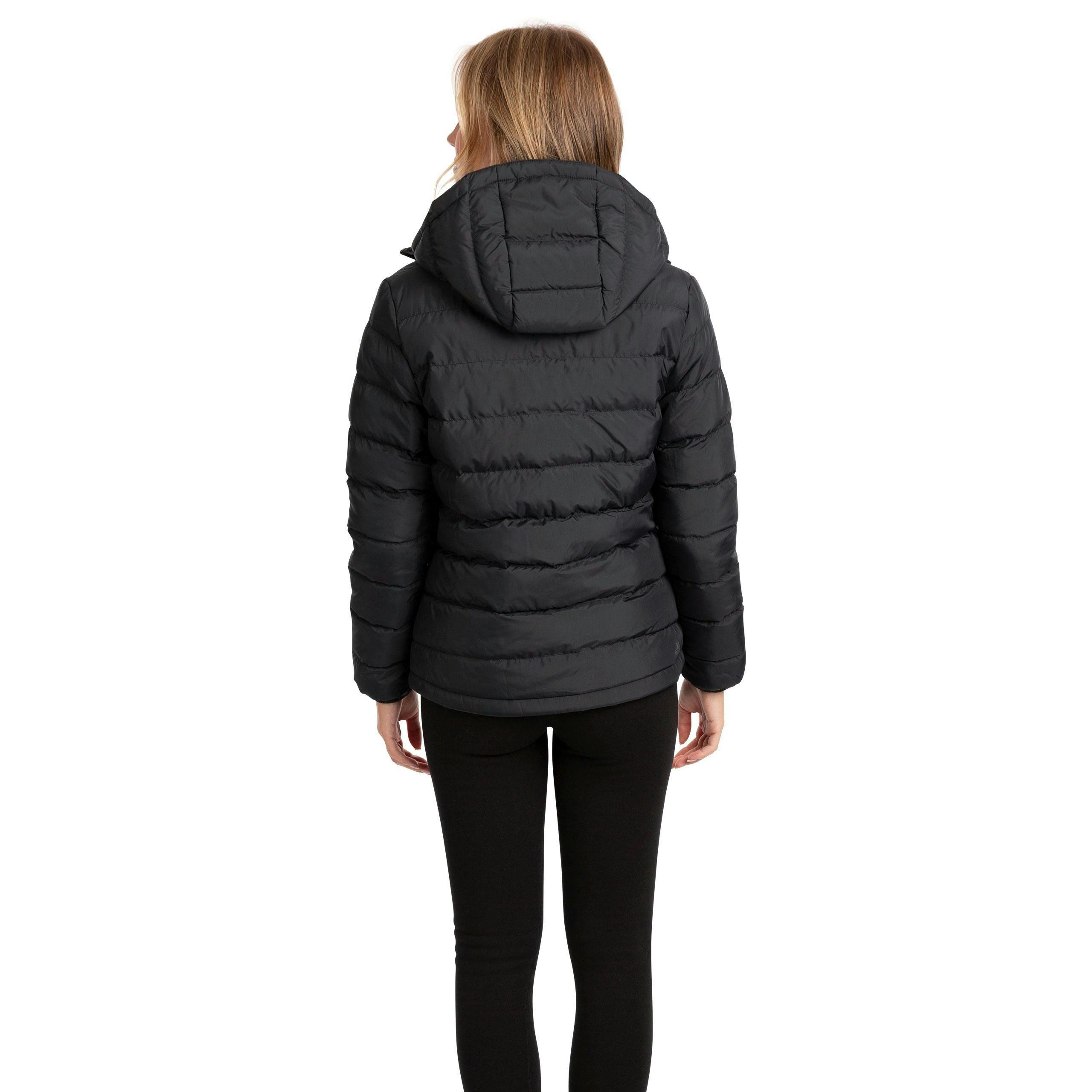 Trespass Womens Padded Jacket in Black Elegant , view 4 of 6