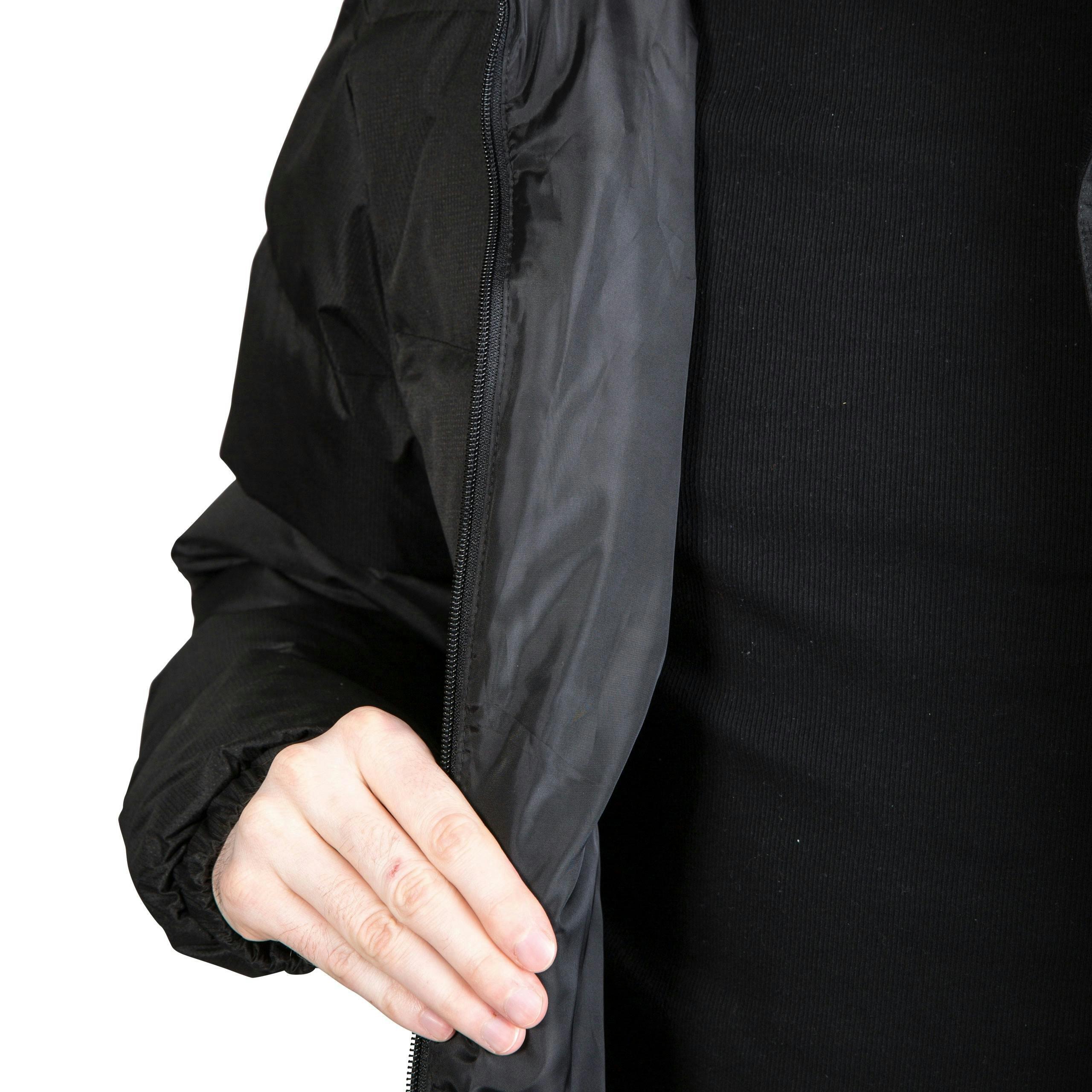 Trespass Mens Padded Casual Jacket in Black Blustery , view 6 of 6