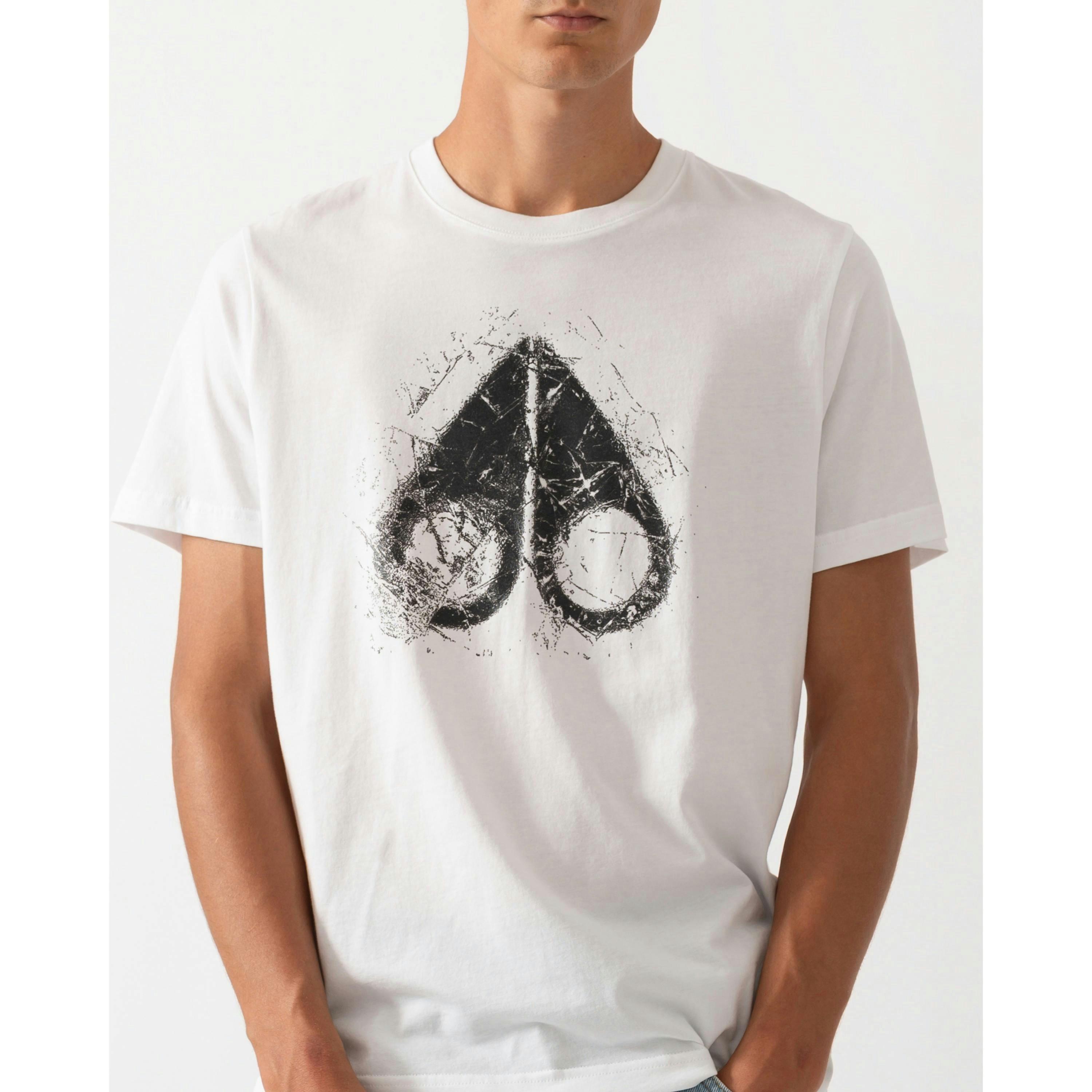 Moose Knuckles T-Shirt  in White , view 3 of 4