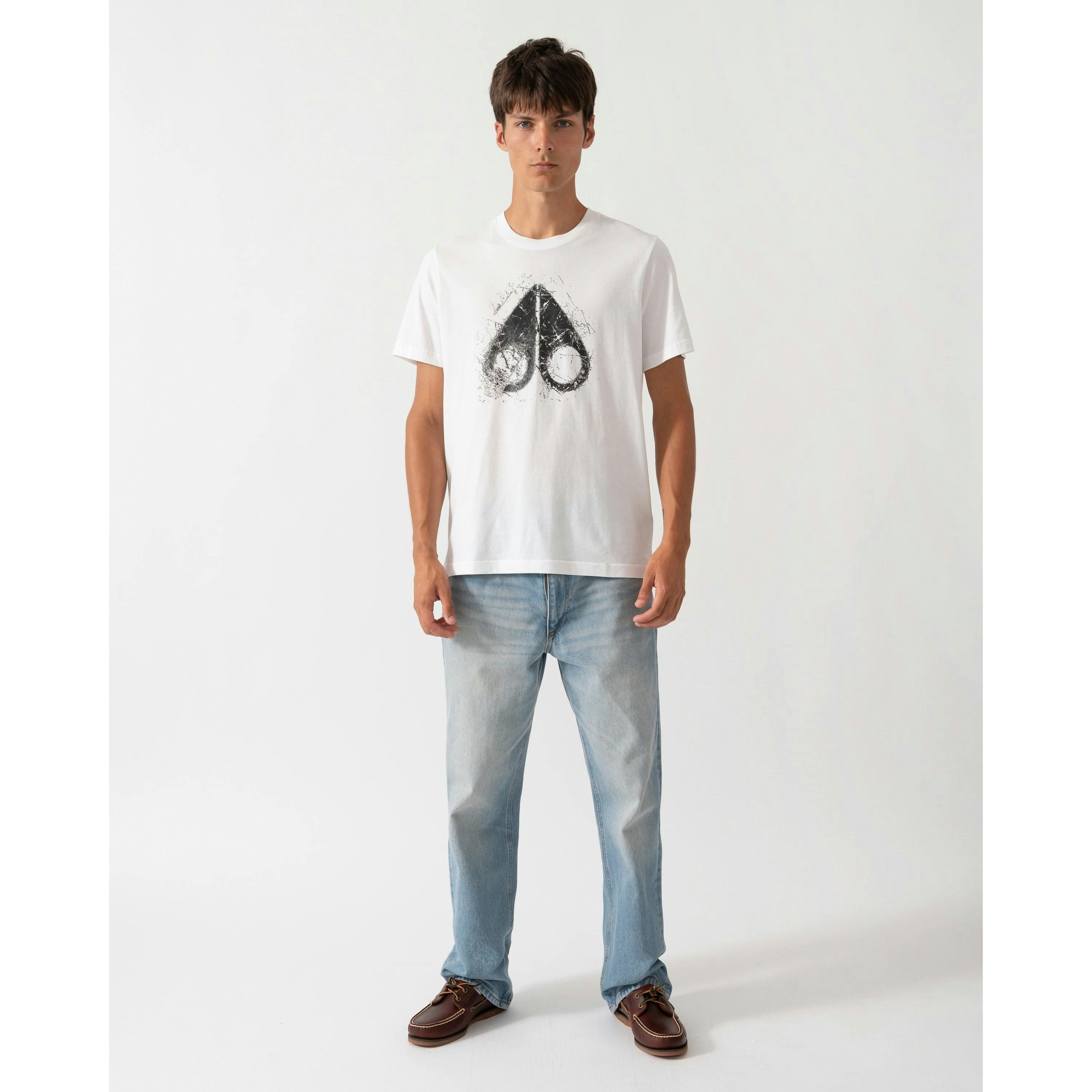 Moose Knuckles T-Shirt  in White , view 4 of 4