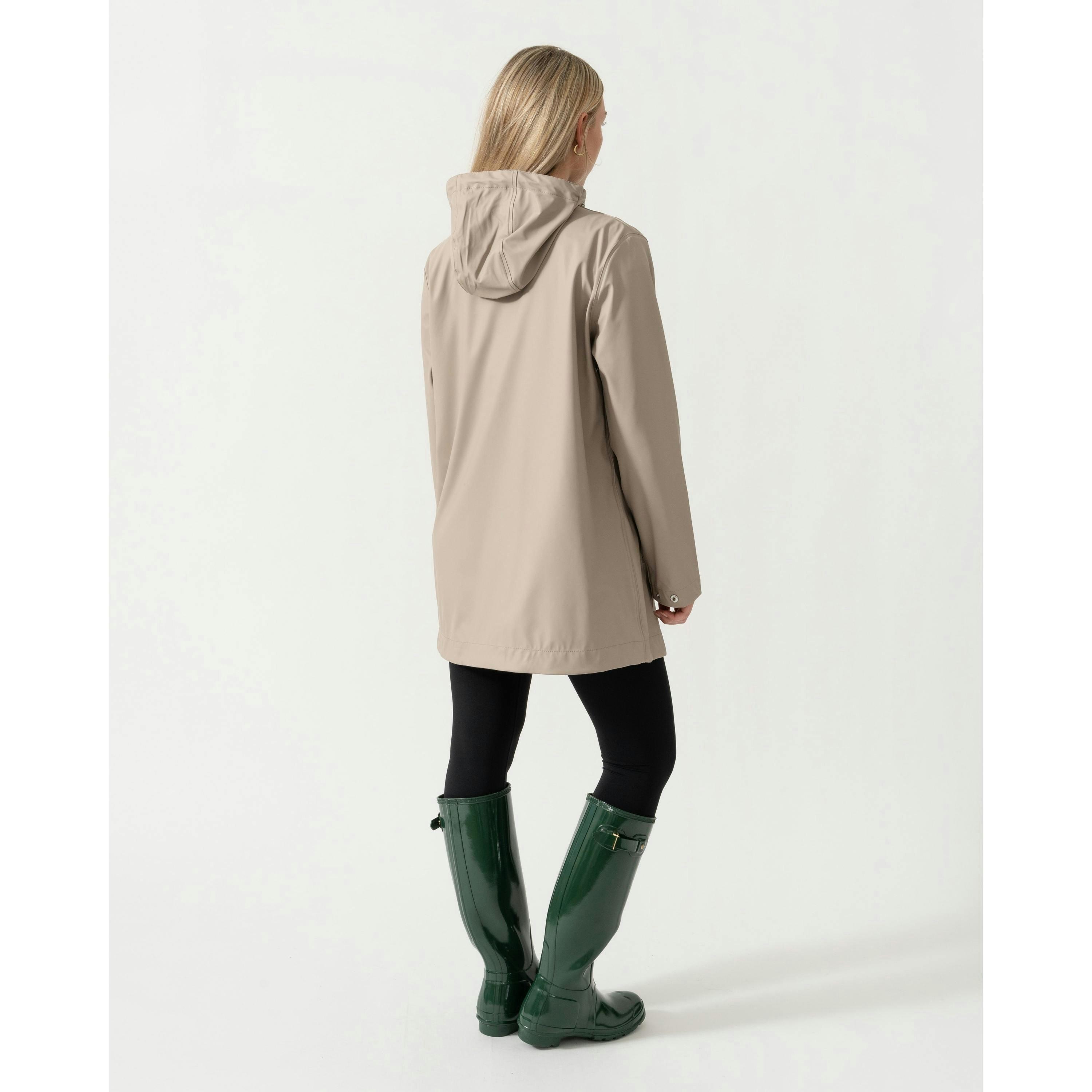 Isle Jacobsen Raincoat  in Stone , view 2 of 4
