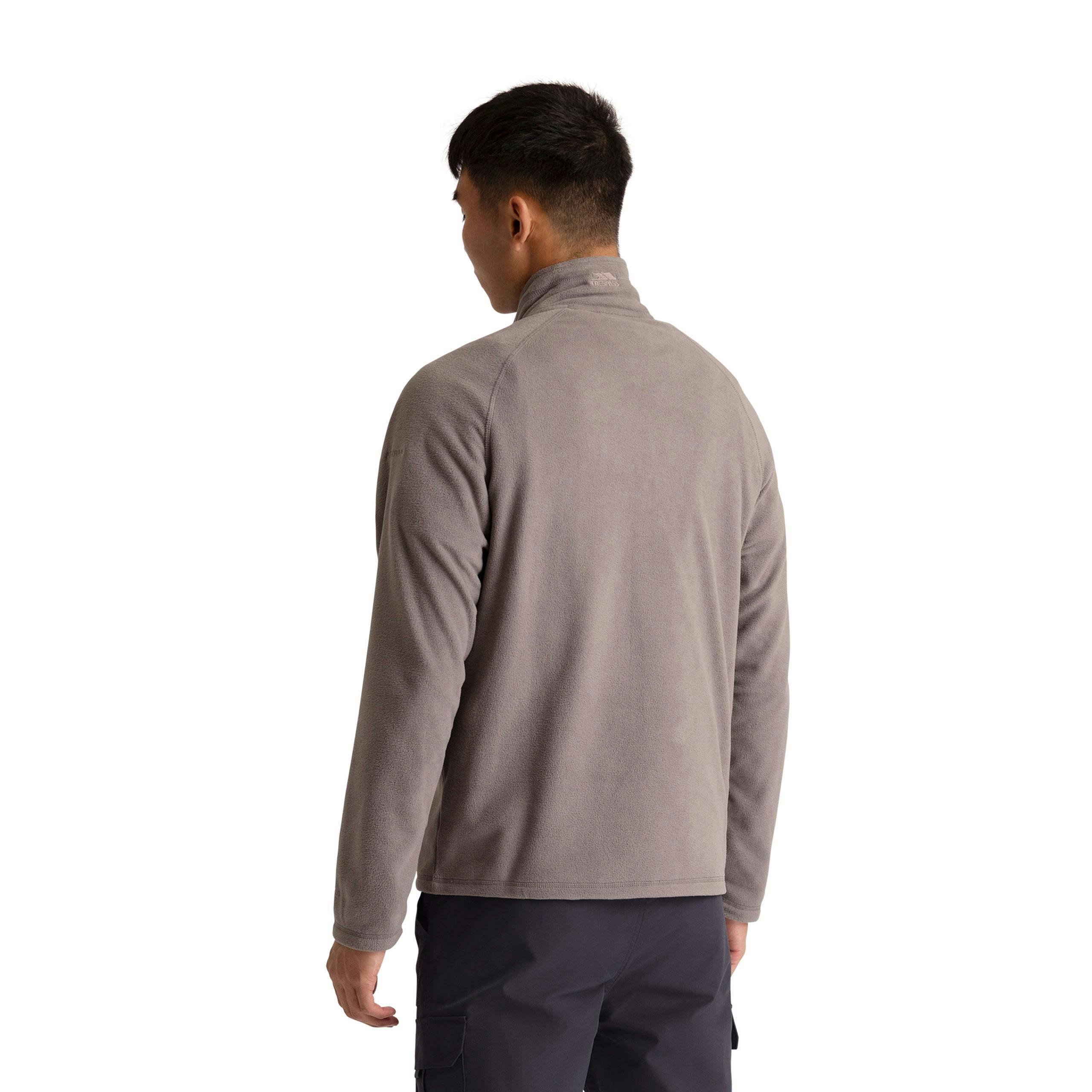 Mens Half Zip Fleece Eliston in Storm Grey , view 3 of 6