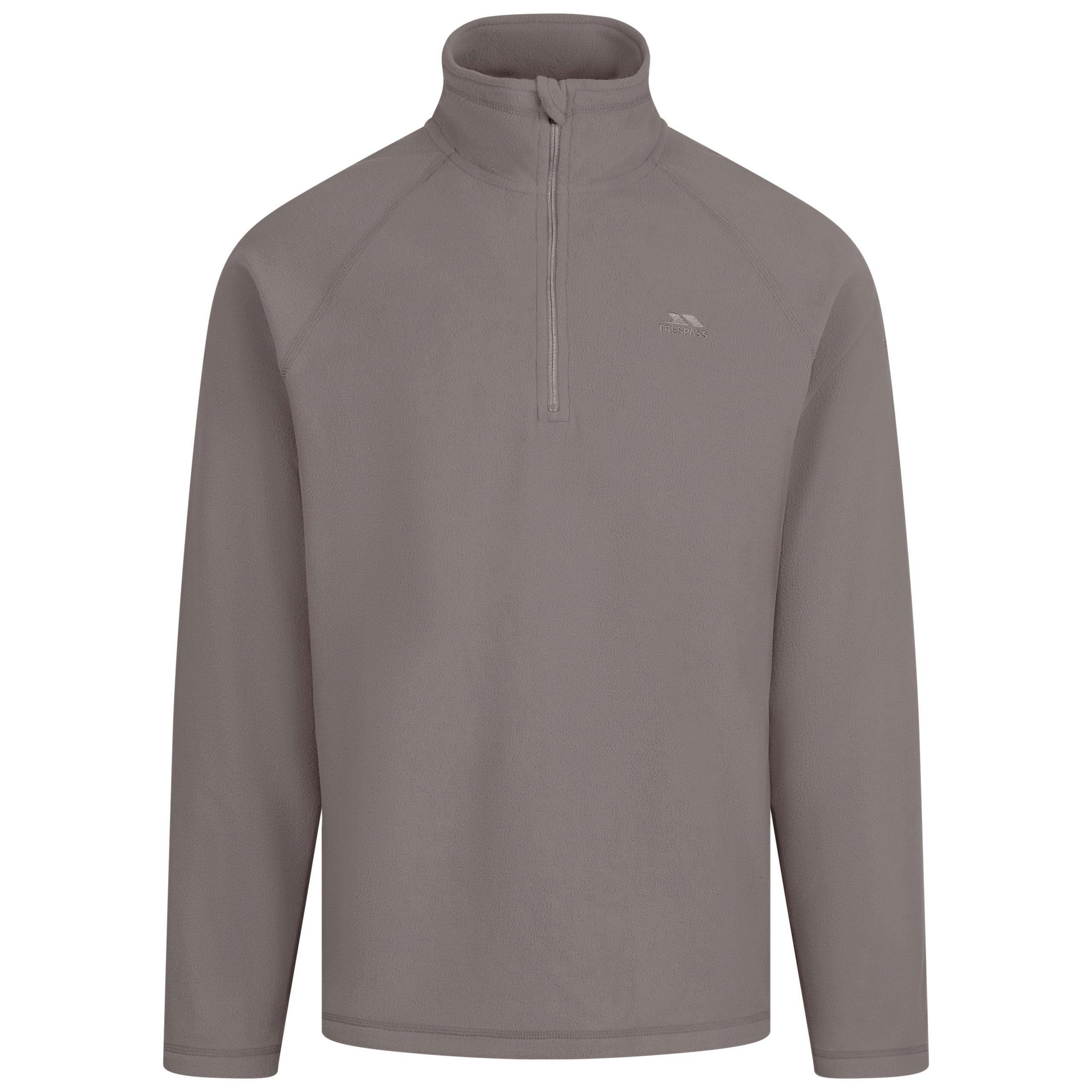 Mens Half Zip Fleece Eliston in Storm Grey , view 6 of 6