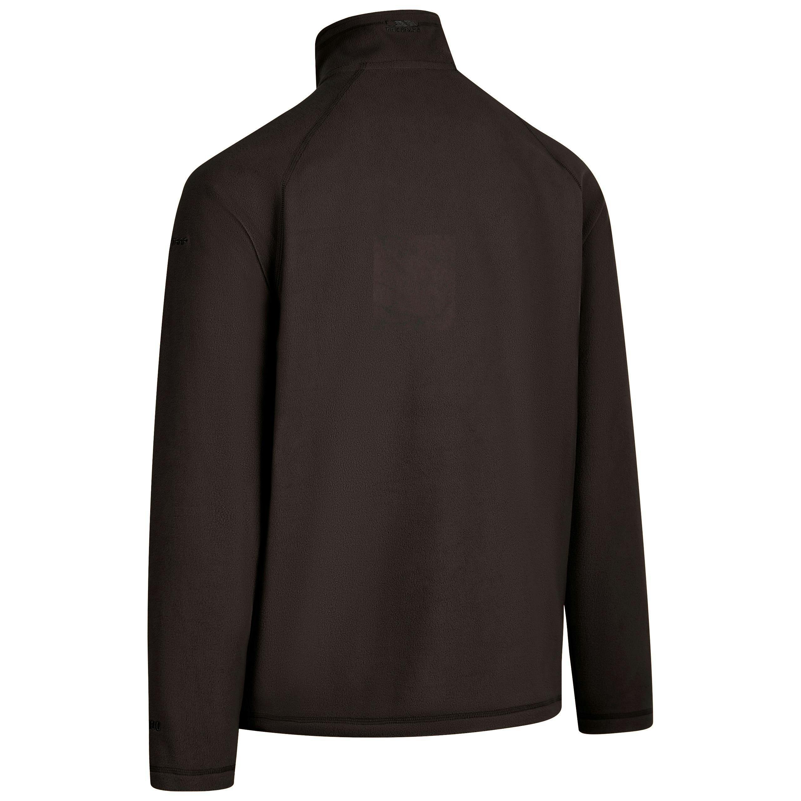 Mens Half Zip Fleece Eliston in Black , view 2 of 6