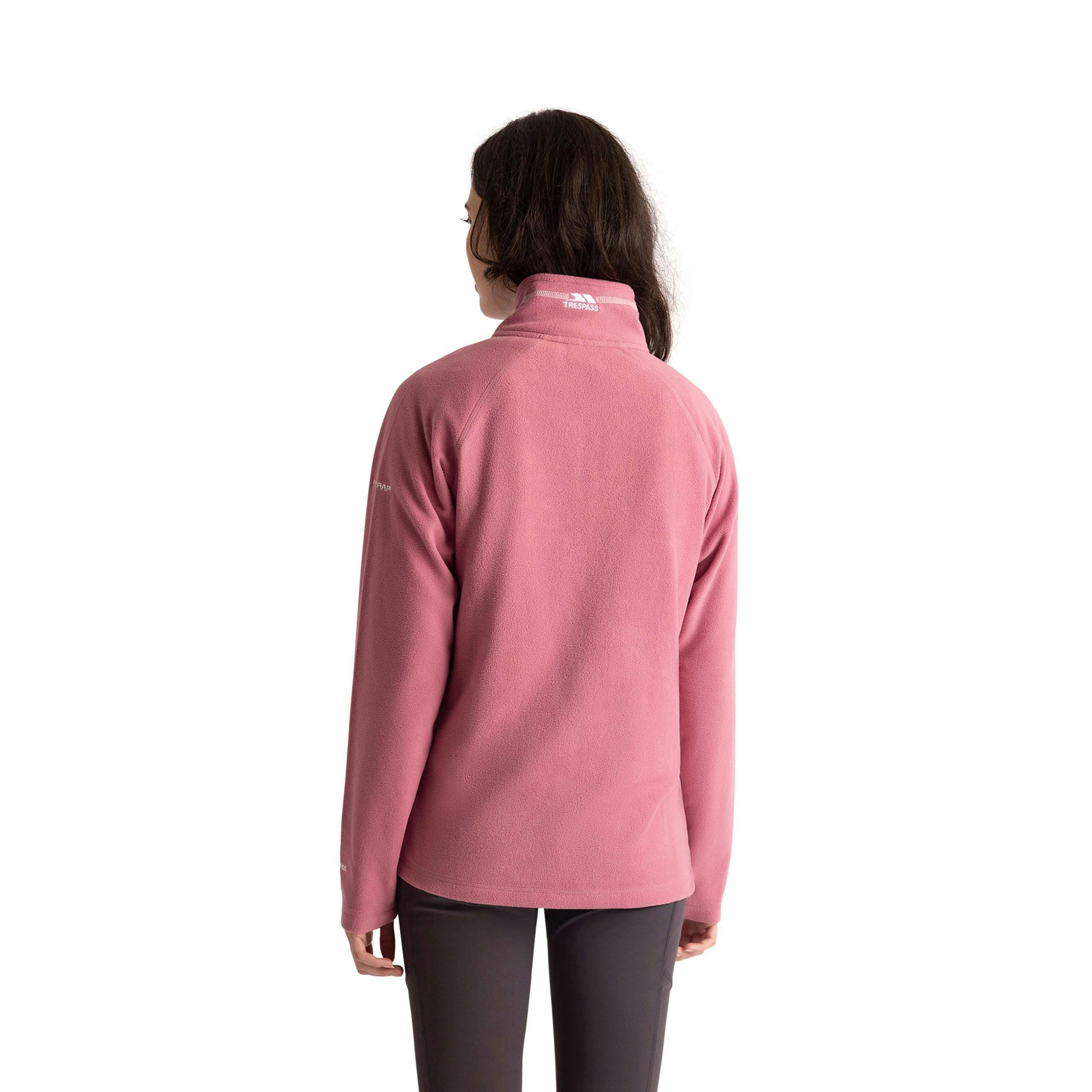 Womens Half Zip Fleece Luiston in Rose Blush , view 5 of 6