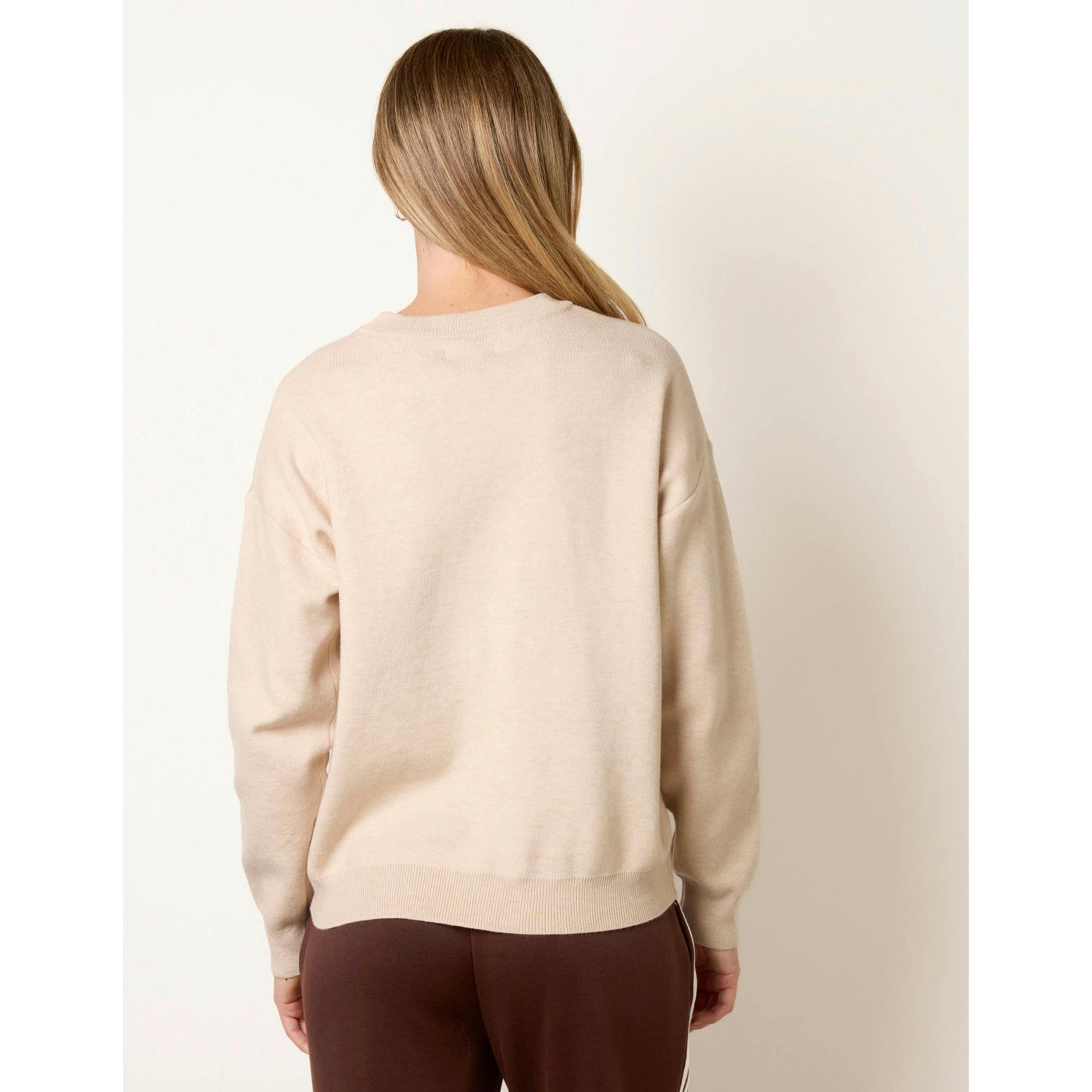Blue Vanilla Brooklyn New York Sweatshirt  in Stone , view 2 of 4