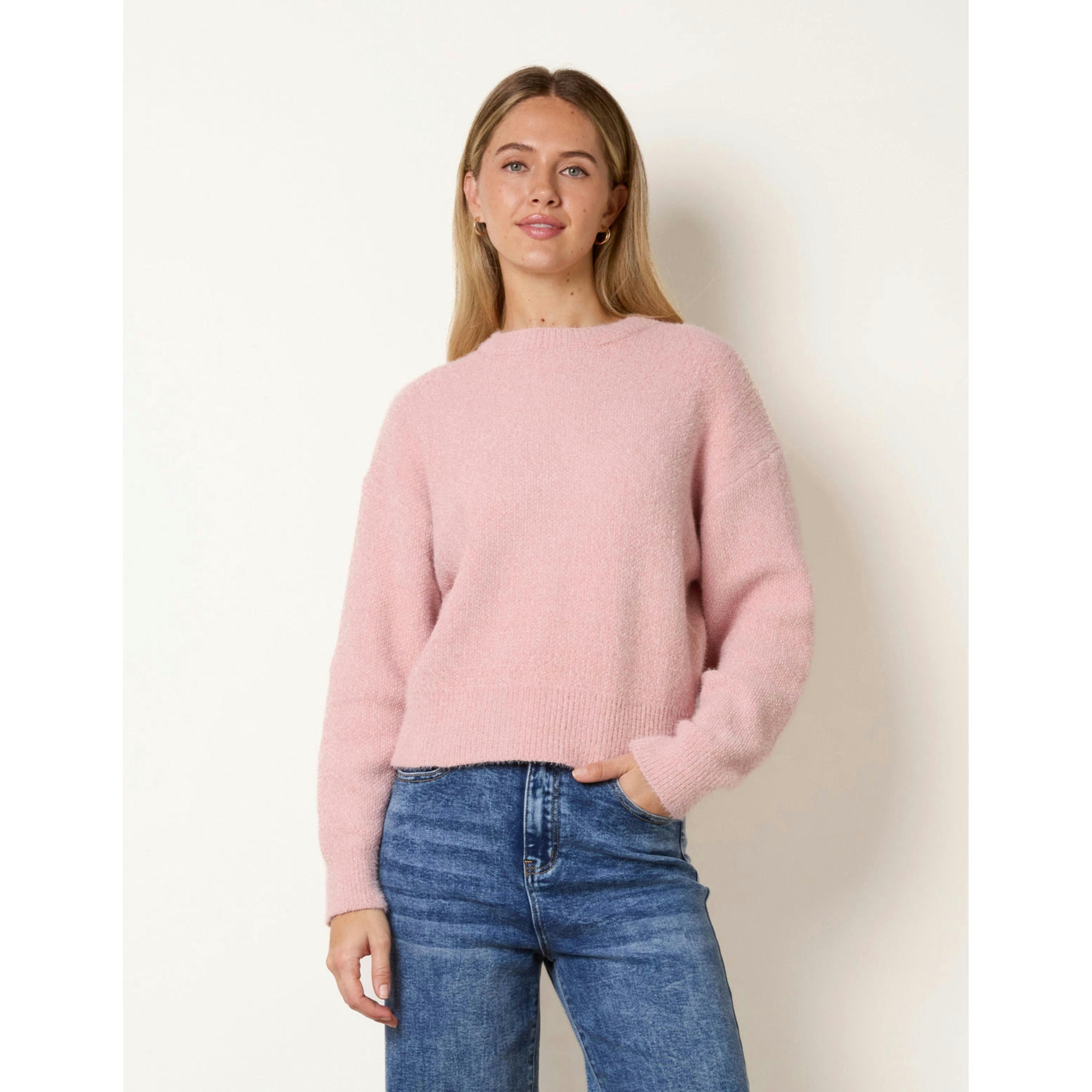 Blue Vanilla Soft Knit Jumper  in Pink , view 4 of 4