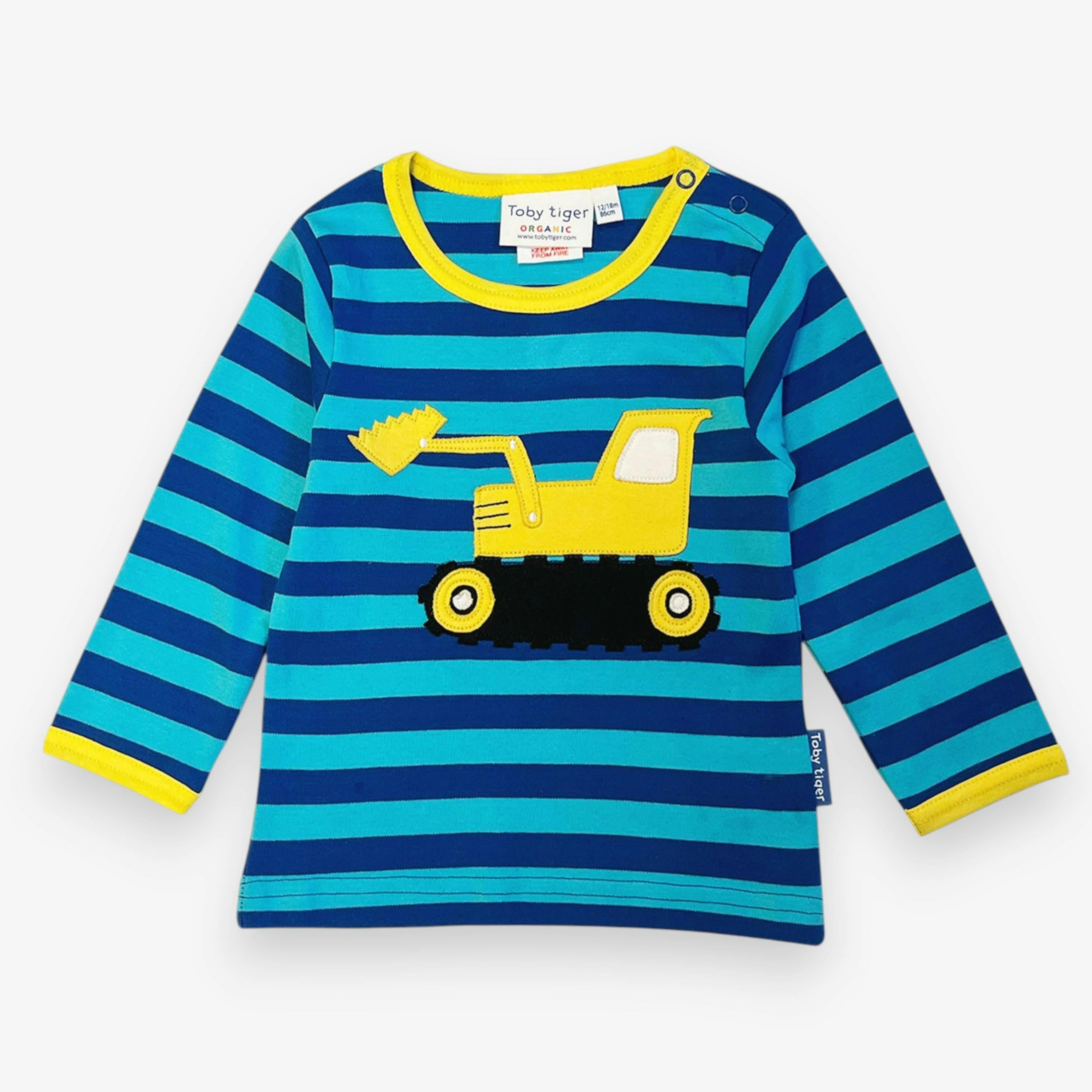 Organic Digger Applique Long-Sleeved T-Shirt , view 1 of 2