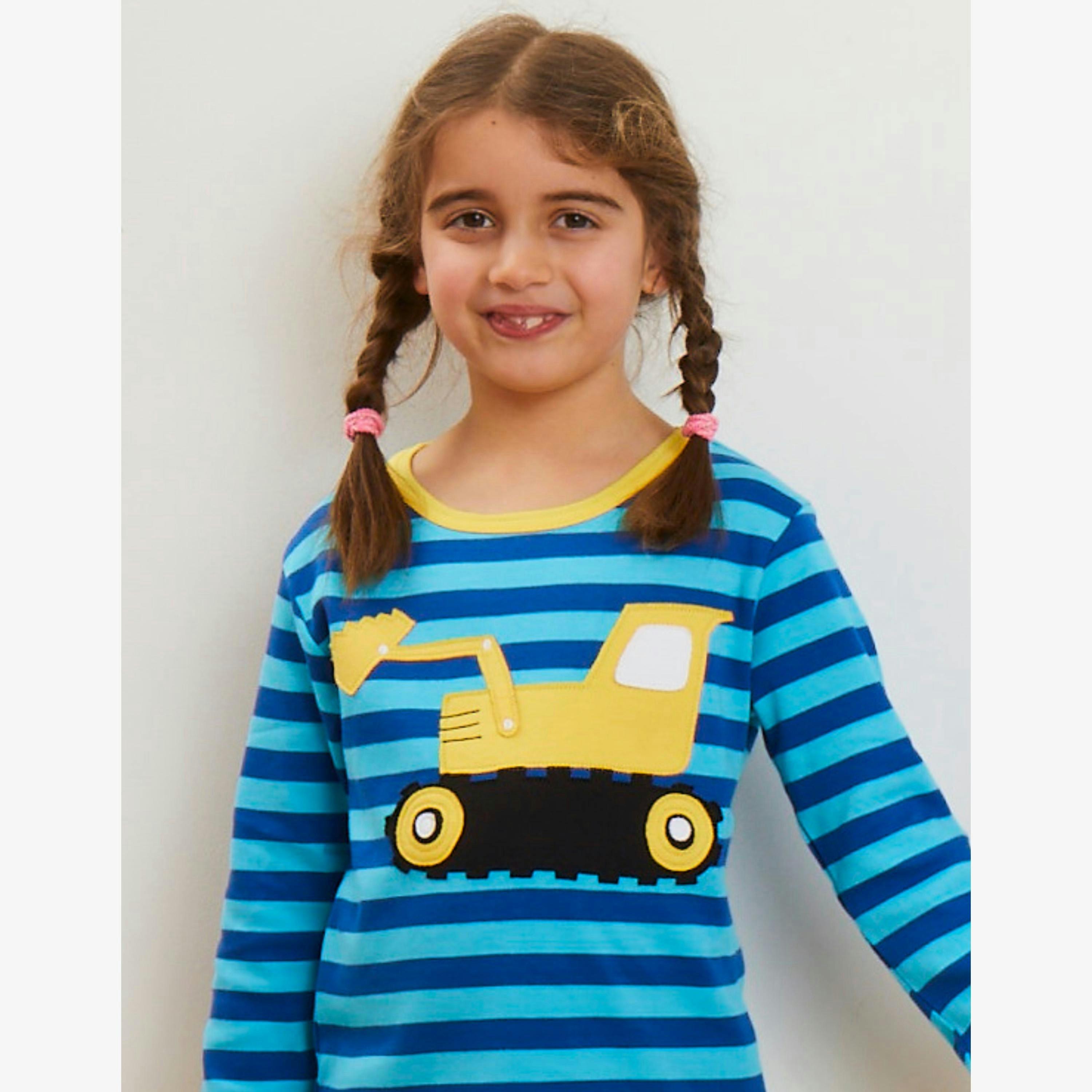 Organic Digger Applique Long-Sleeved T-Shirt , view 2 of 2