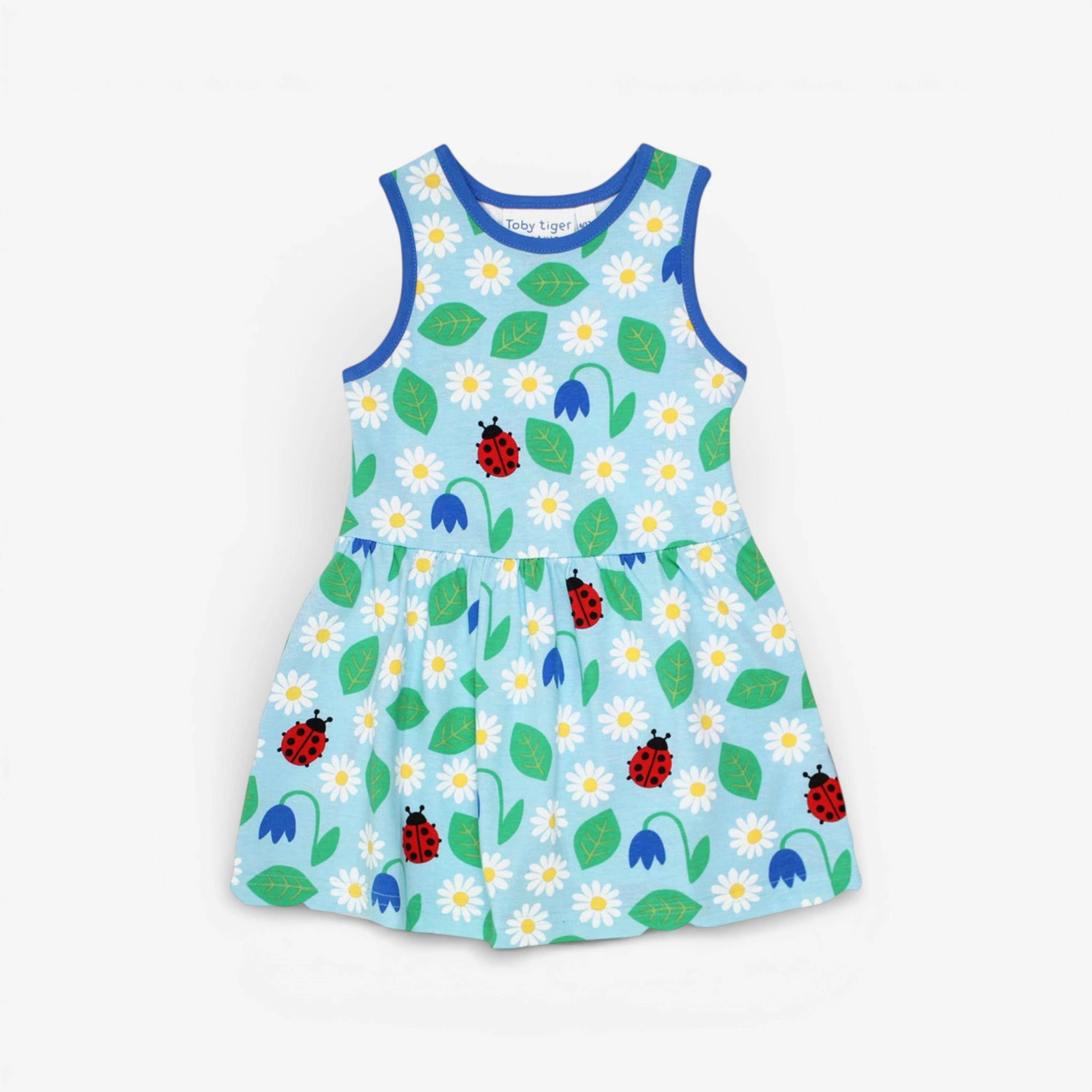 Organic English Garden Print Summer Dress , view 1 of 2