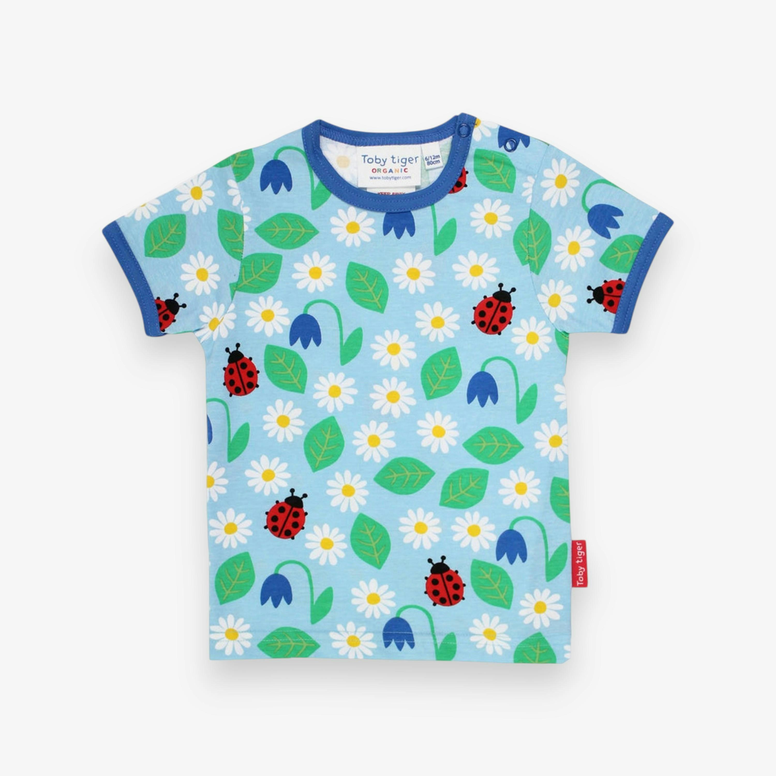Organic English Garden Print Short-Sleeved T-Shirt , view 1 of 2