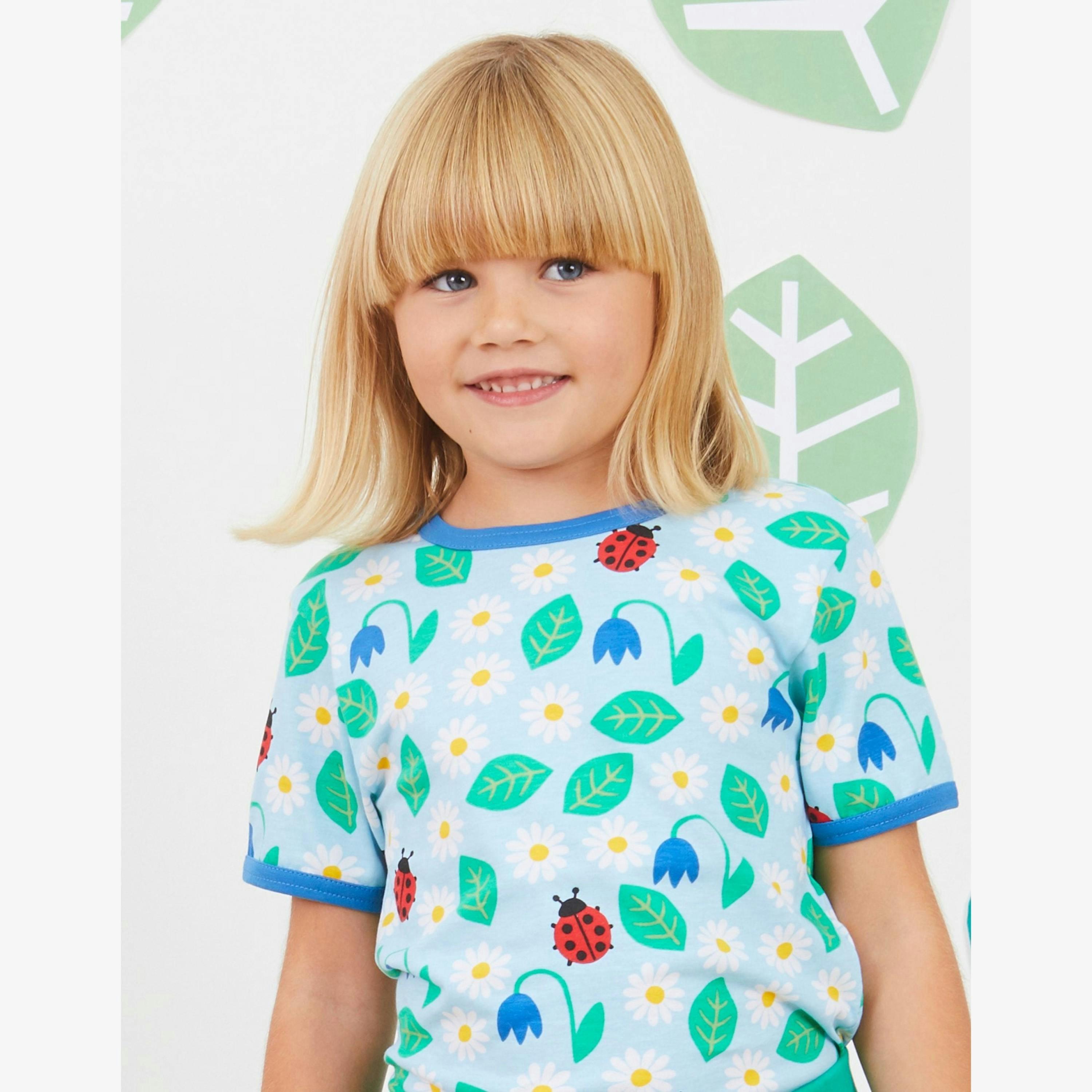 Organic English Garden Print Short-Sleeved T-Shirt , view 2 of 2