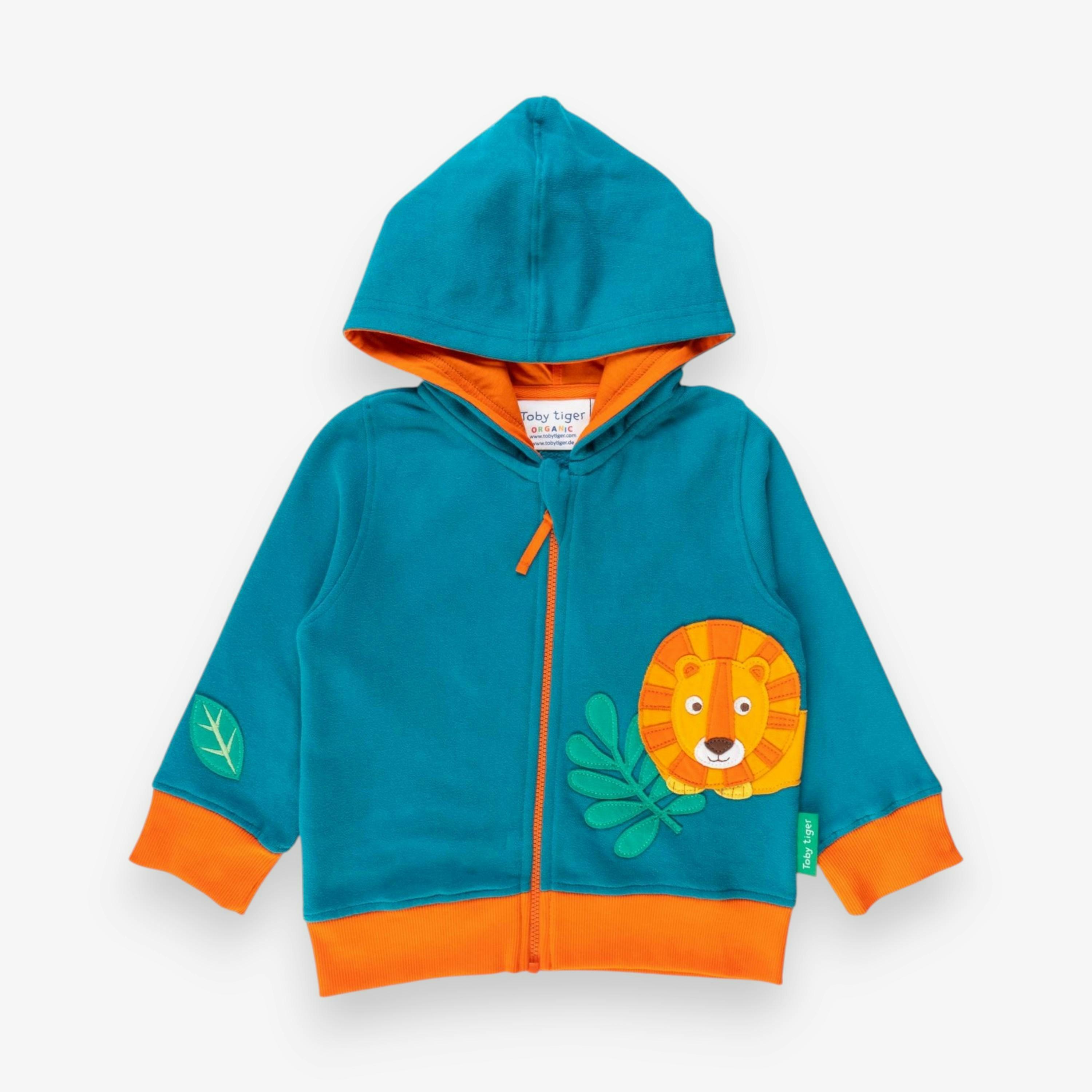 Organic Lion Applique Hoodie , view 1 of 3