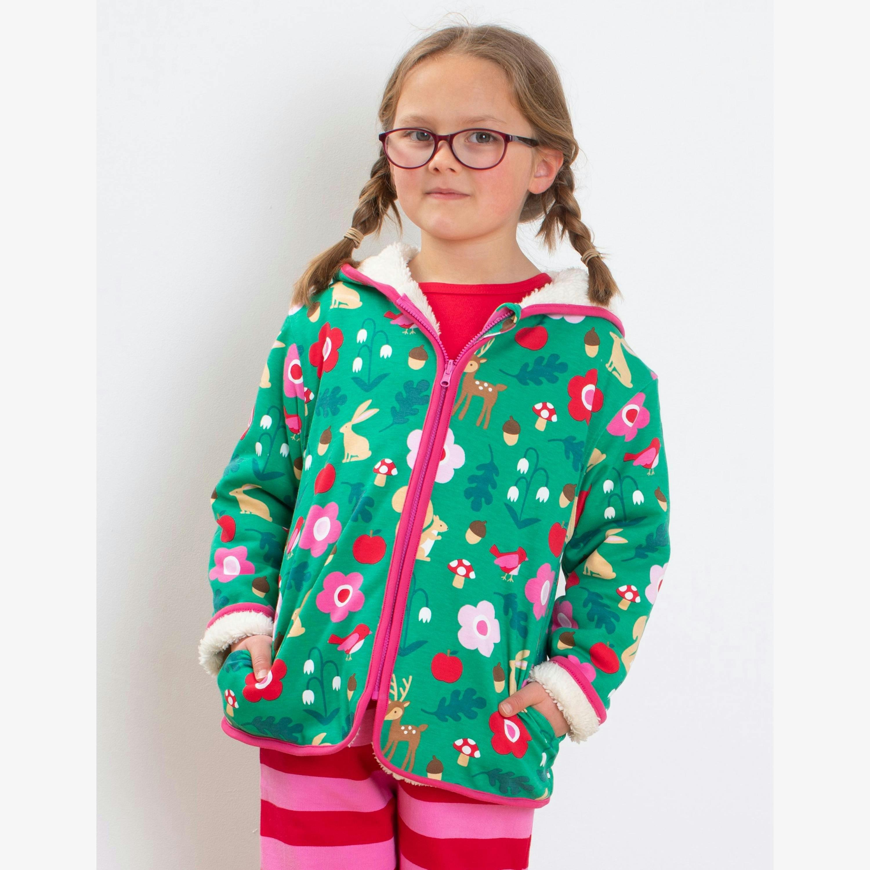 Organic Forest Adventure Fleece Applique Hoodie , view 2 of 2