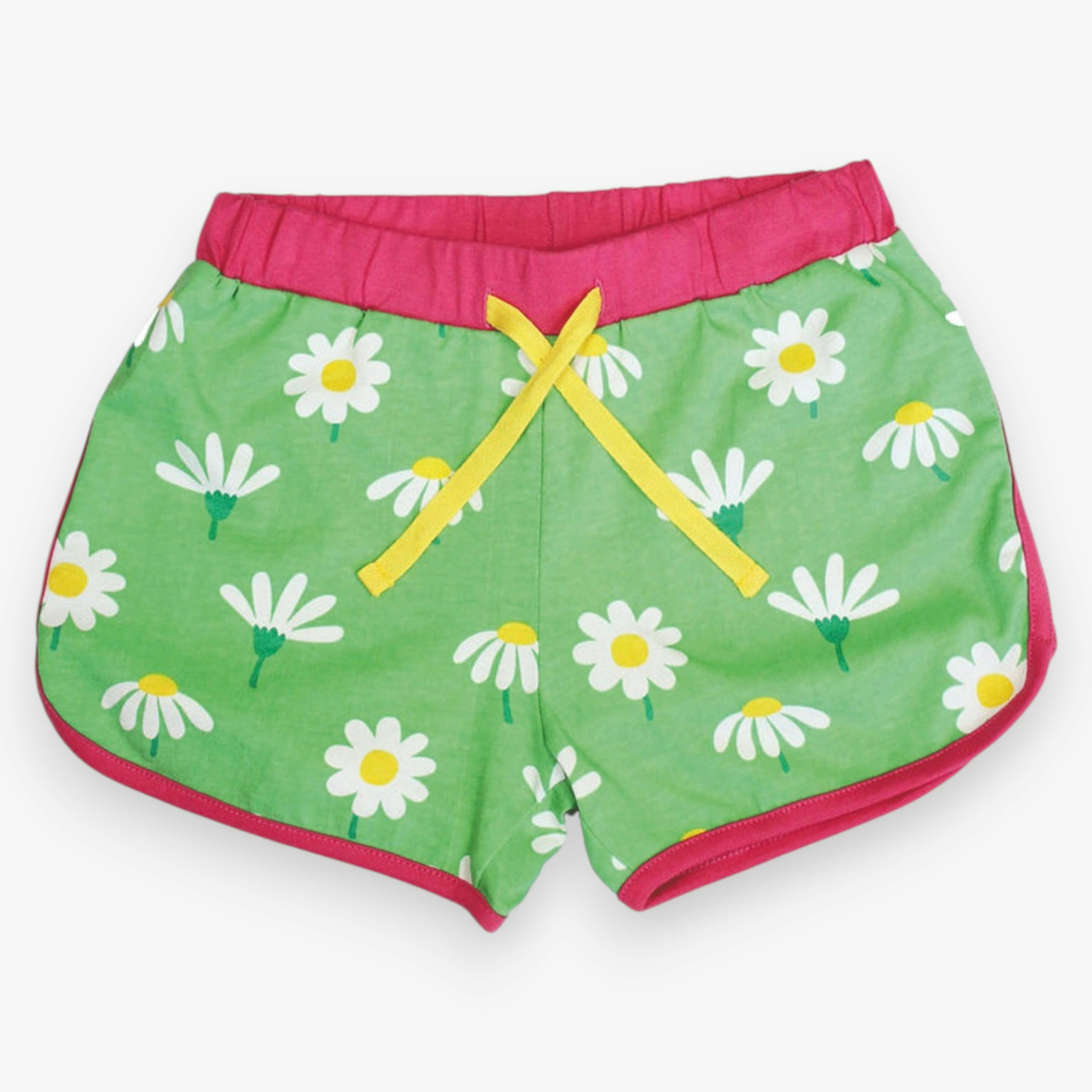 Organic Daisy Print Running Shorts , view 1 of 1
