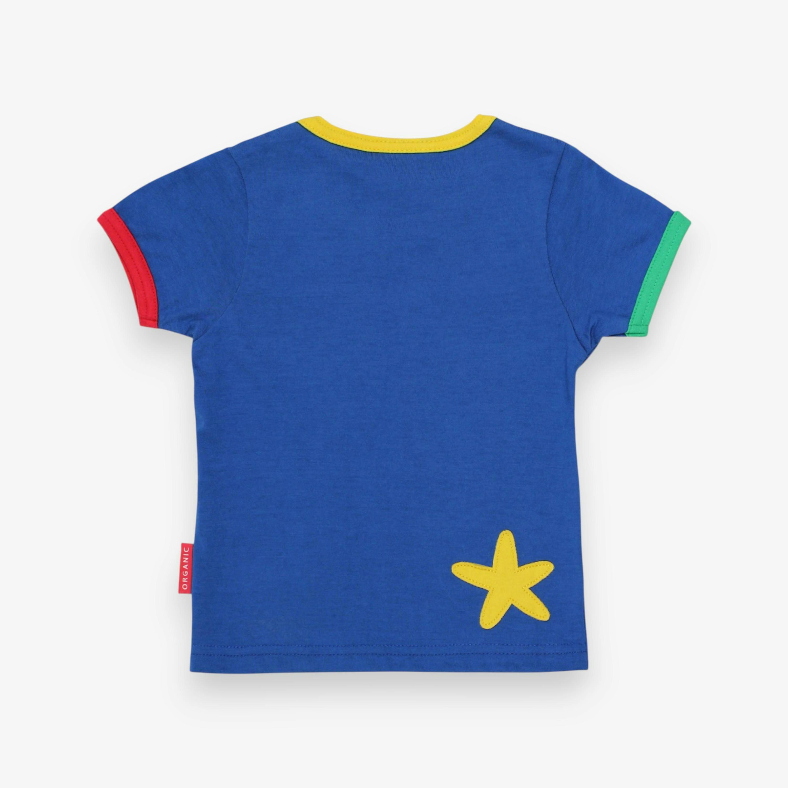 Organic Turtle Applique Short-Sleeved T-Shirt , view 3 of 3